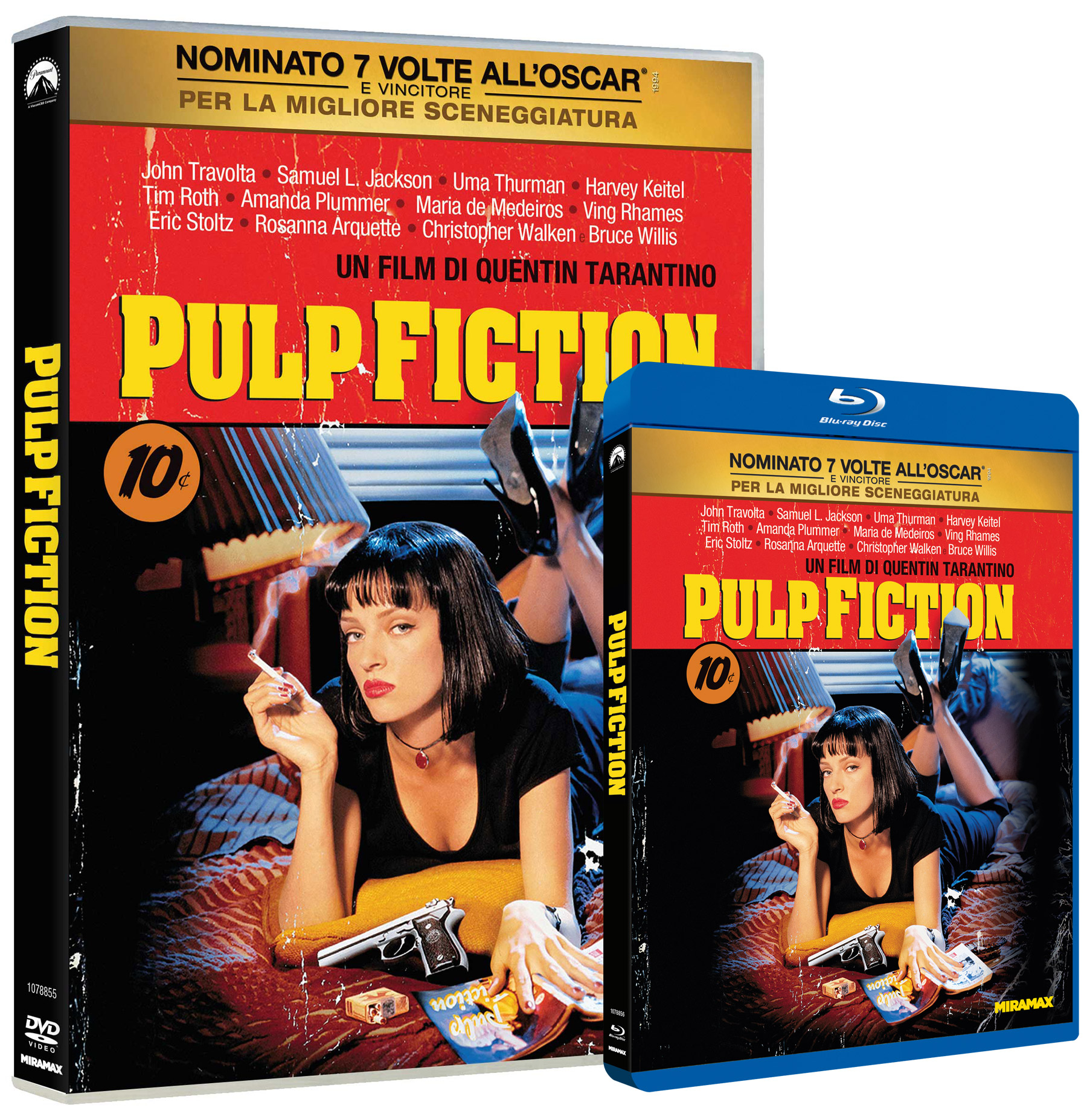 Pulp Fiction in DVD e Blu-ray