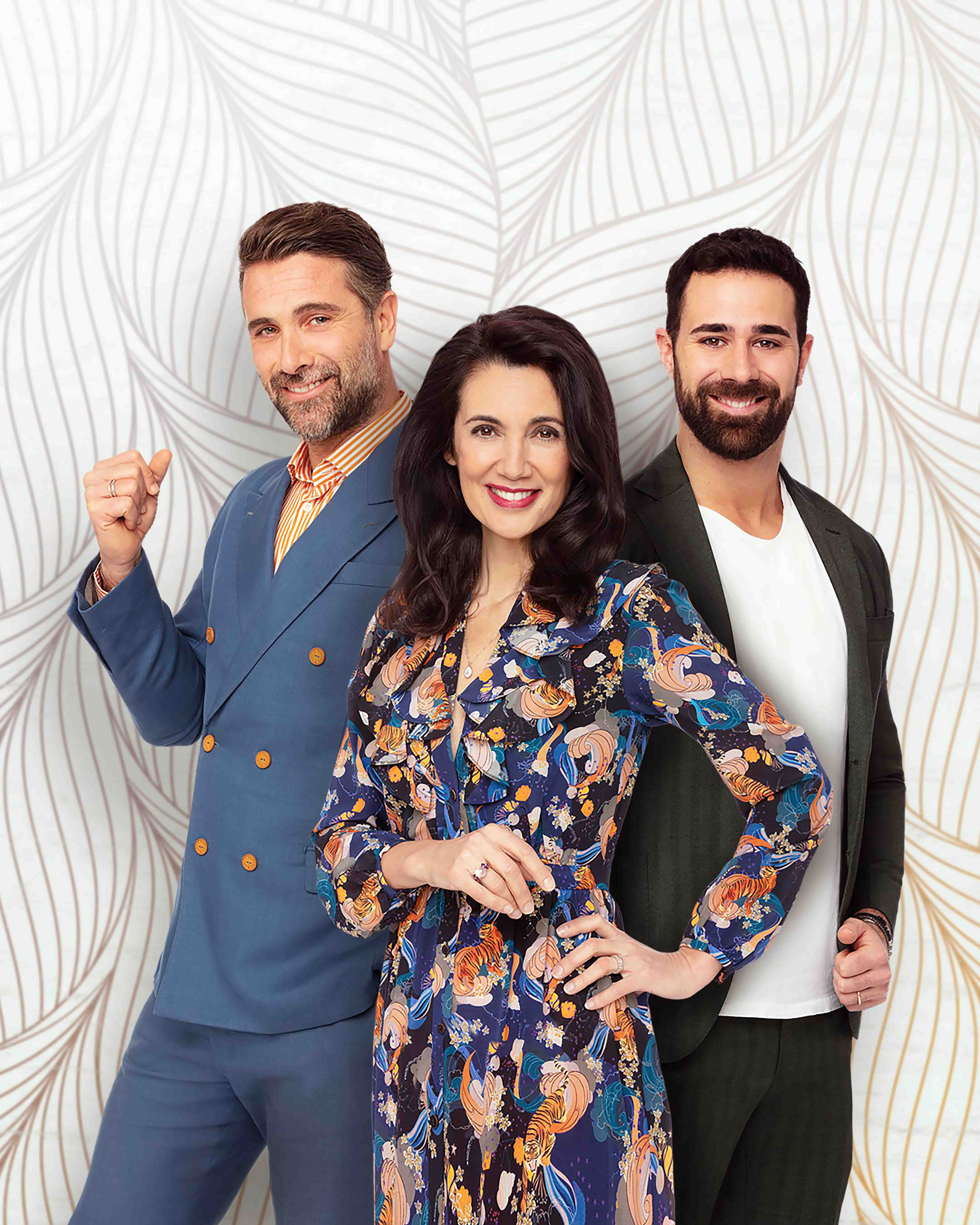 Cortesie per gli ospiti 16 - i giudici Luca Calvani, Csaba dalla Zorza e Roberto Valbuzzi [credit: Francesco Margutti/Photomovie; courtesy of Discovery Italia]