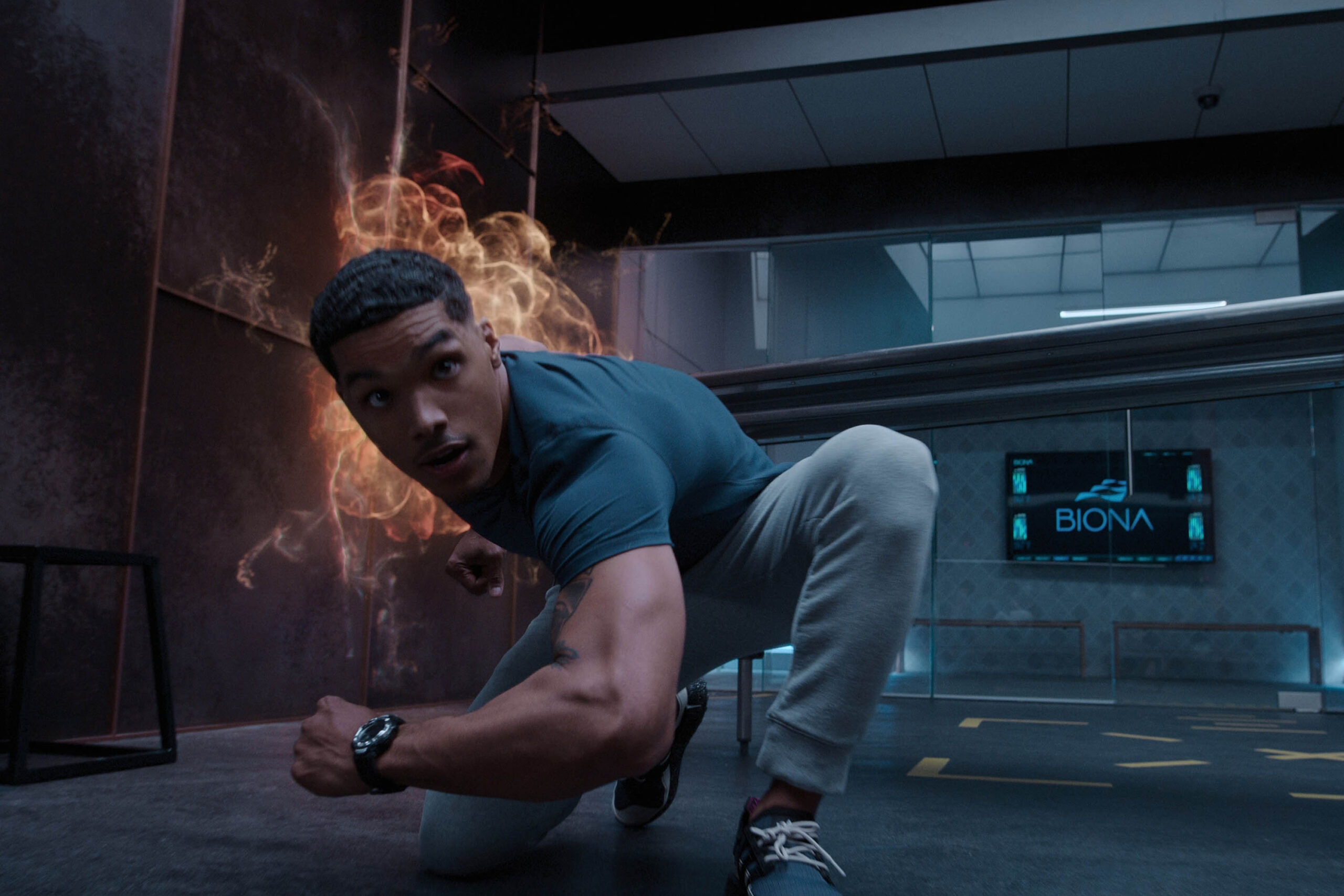 Rome Flynn come Tevin Wakefield come Dion Warren in Dion 2x01 [credit: Copyright 2021 Netflix; courtesy of Netflix]