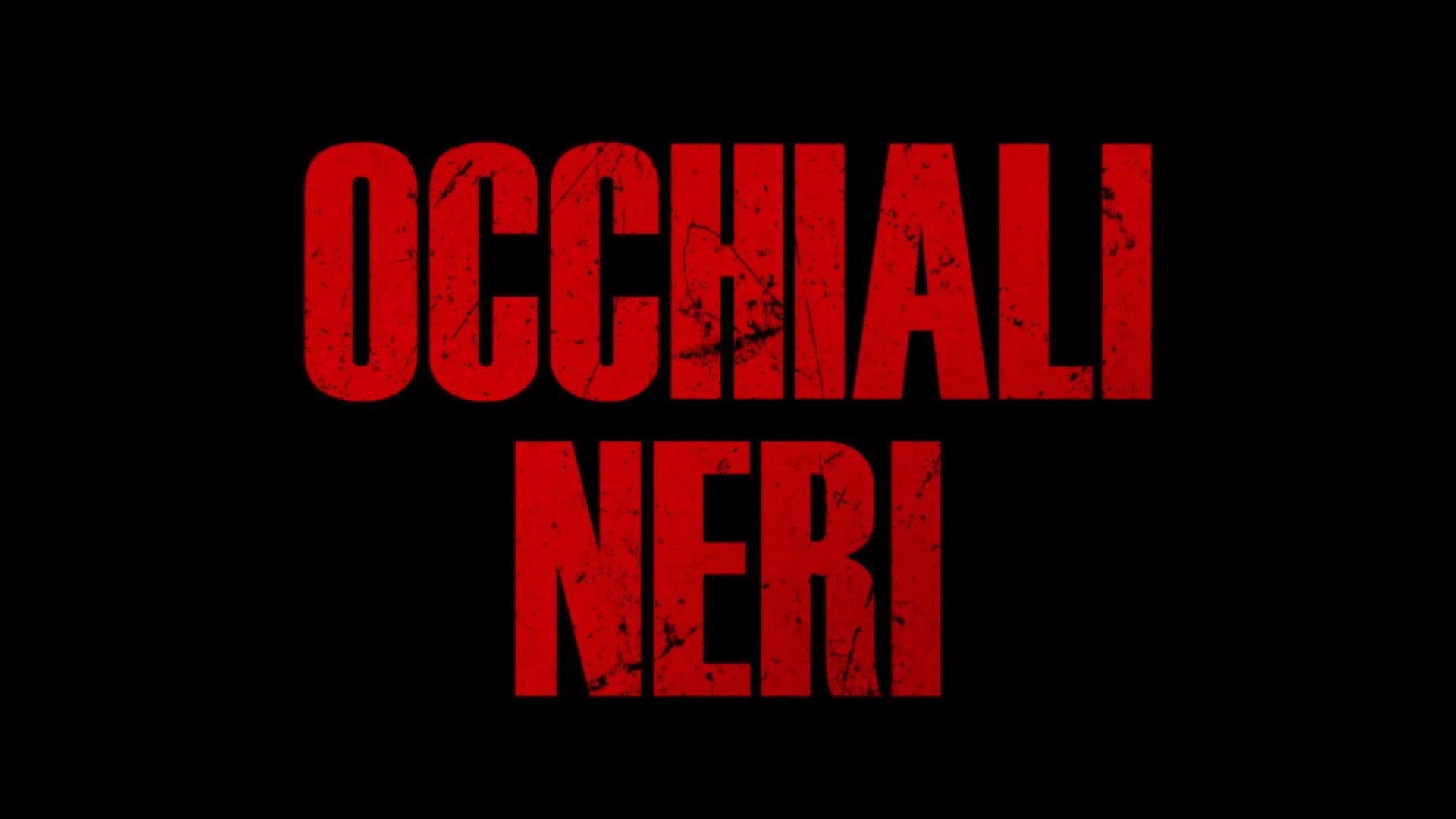 Occhiali Neri, teaser film di Dario Argento