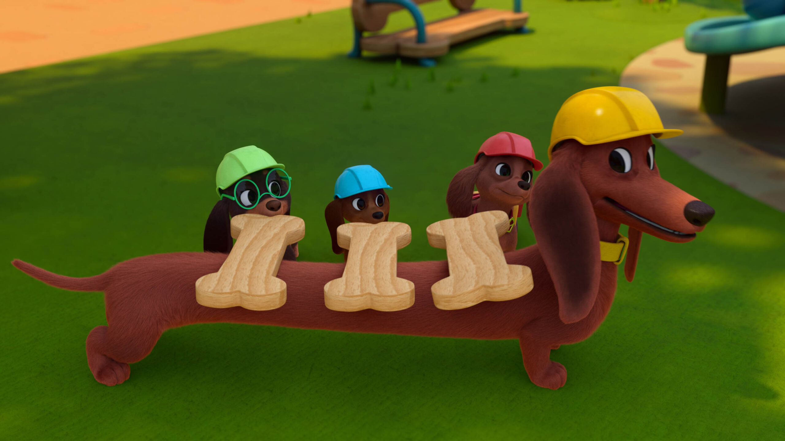 Pretzel e i suoi cuccioli 1x06 [credit: courtesy of Apple]