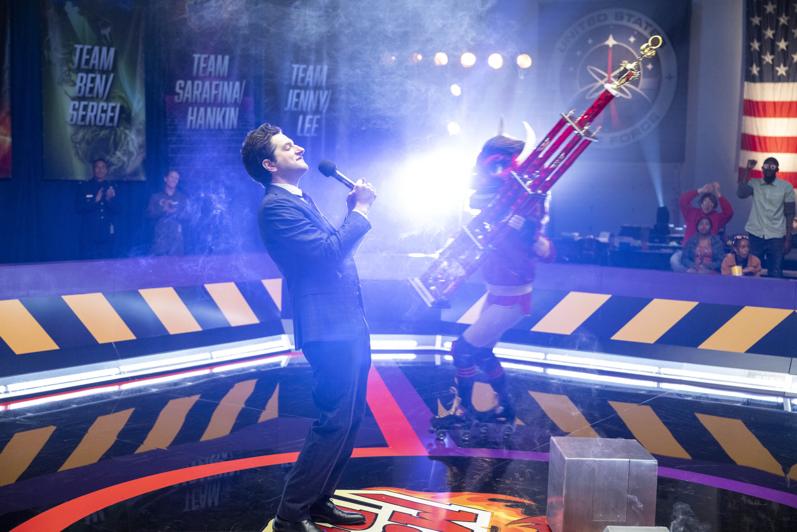 Space Force 2x05 [credit: Diyah Pera/Netflix; Copyright 2021 Netflix, Inc; courtesy of Netflix]