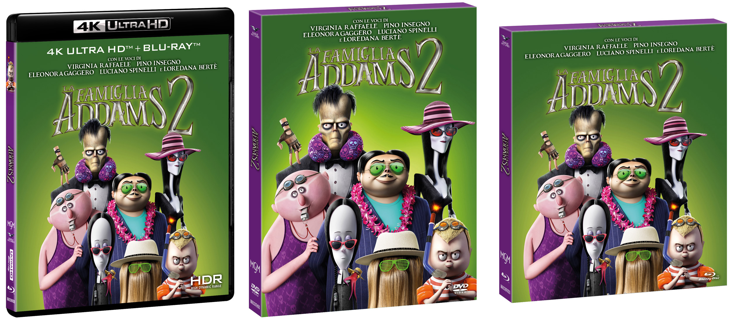 La famiglia Addams 2 di Greg Tiernan in DVD, Blu-Ray e 4K