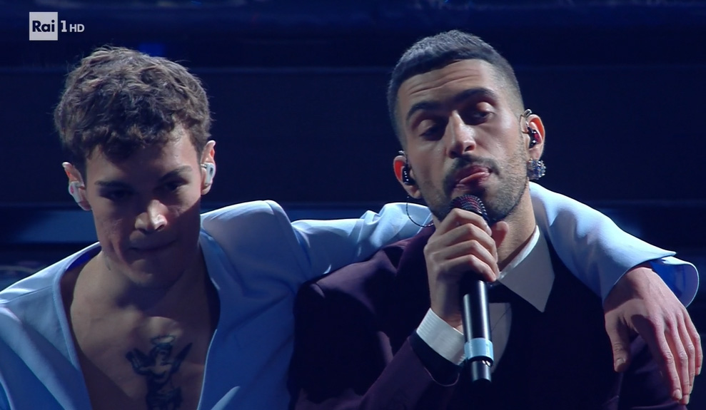 Sanremo 2022, 4a serata - Mahmood e Blanco