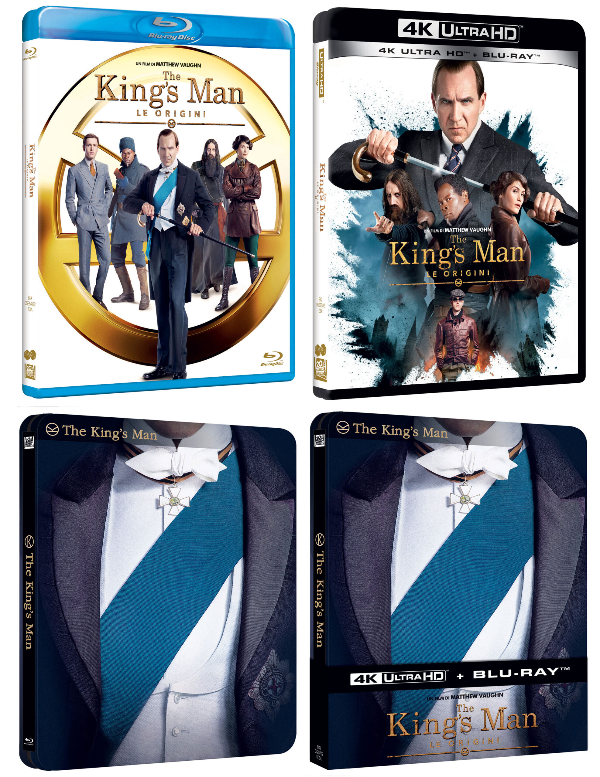 The King's Man - Le Origini in DVD, Blu-ray e UHD Steelbook