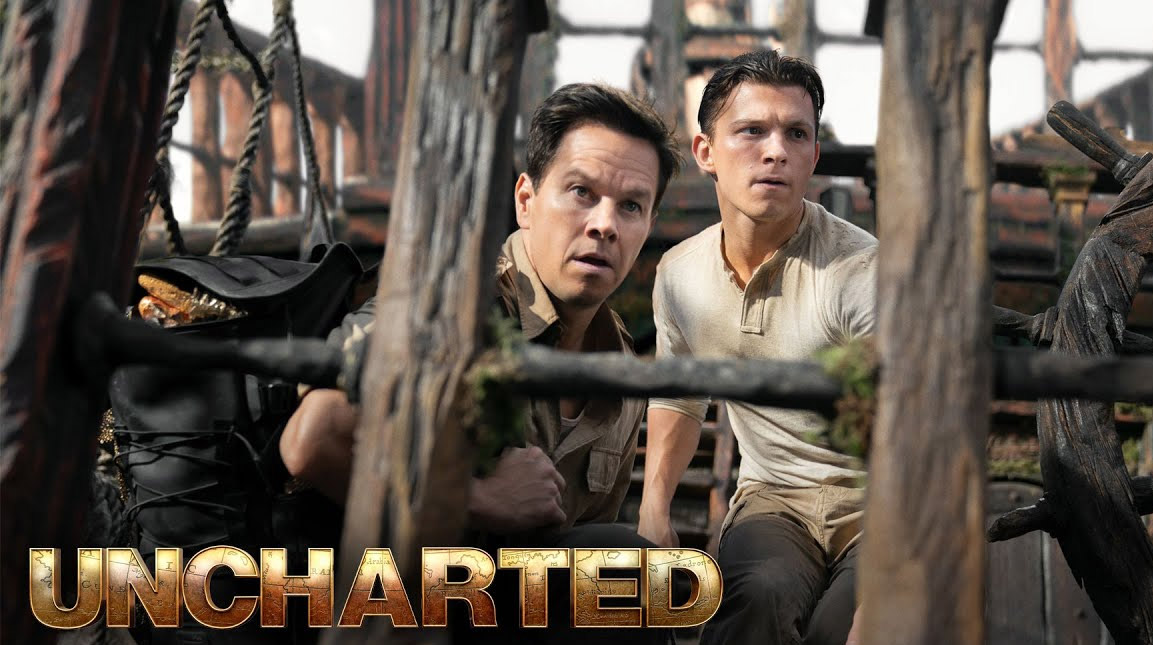 Uncharted, il Poster ufficiale del film con Tom Holland e Mark Wahlberg