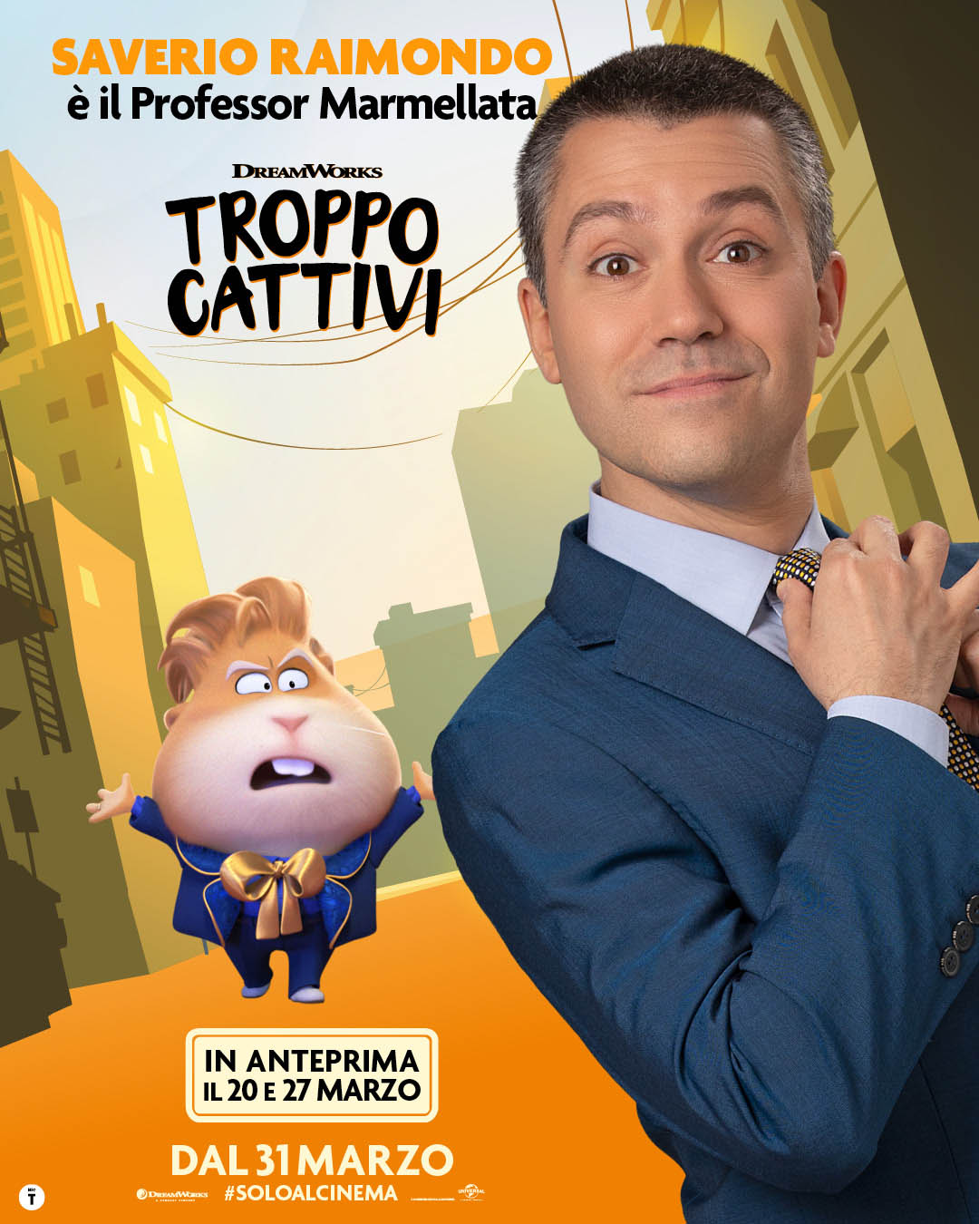 Poster Personaggio Professor Marmellata (Saverio Raimondo) [credit: courtesy of Universal Pictures]