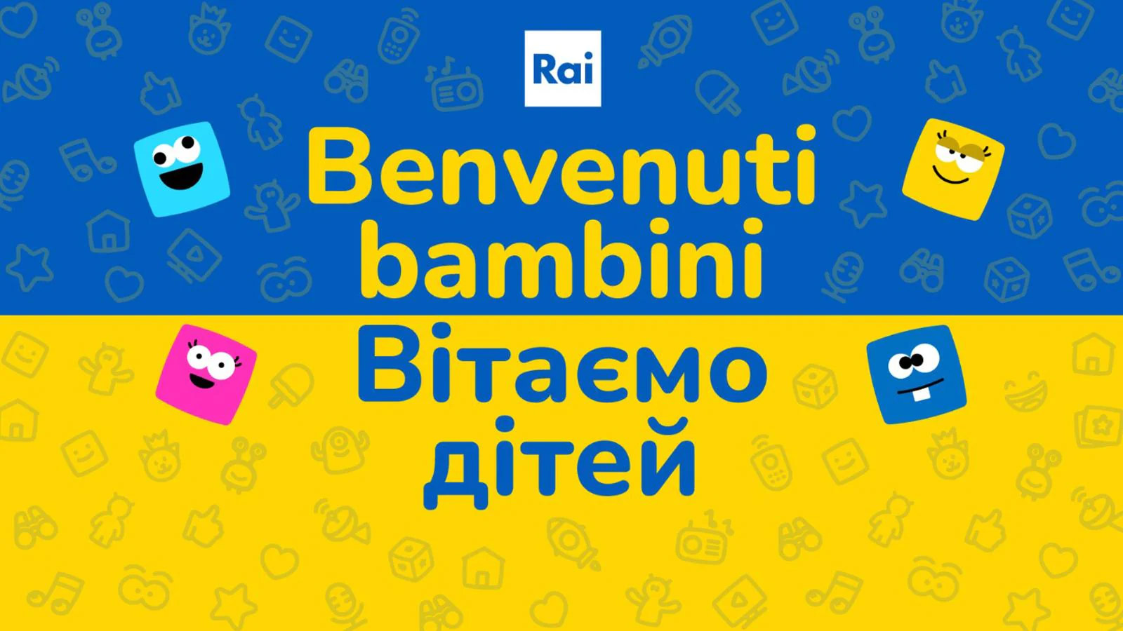 La Rai offre cartoni animati in lingua ucraina per i bambini rifugiati in Italia