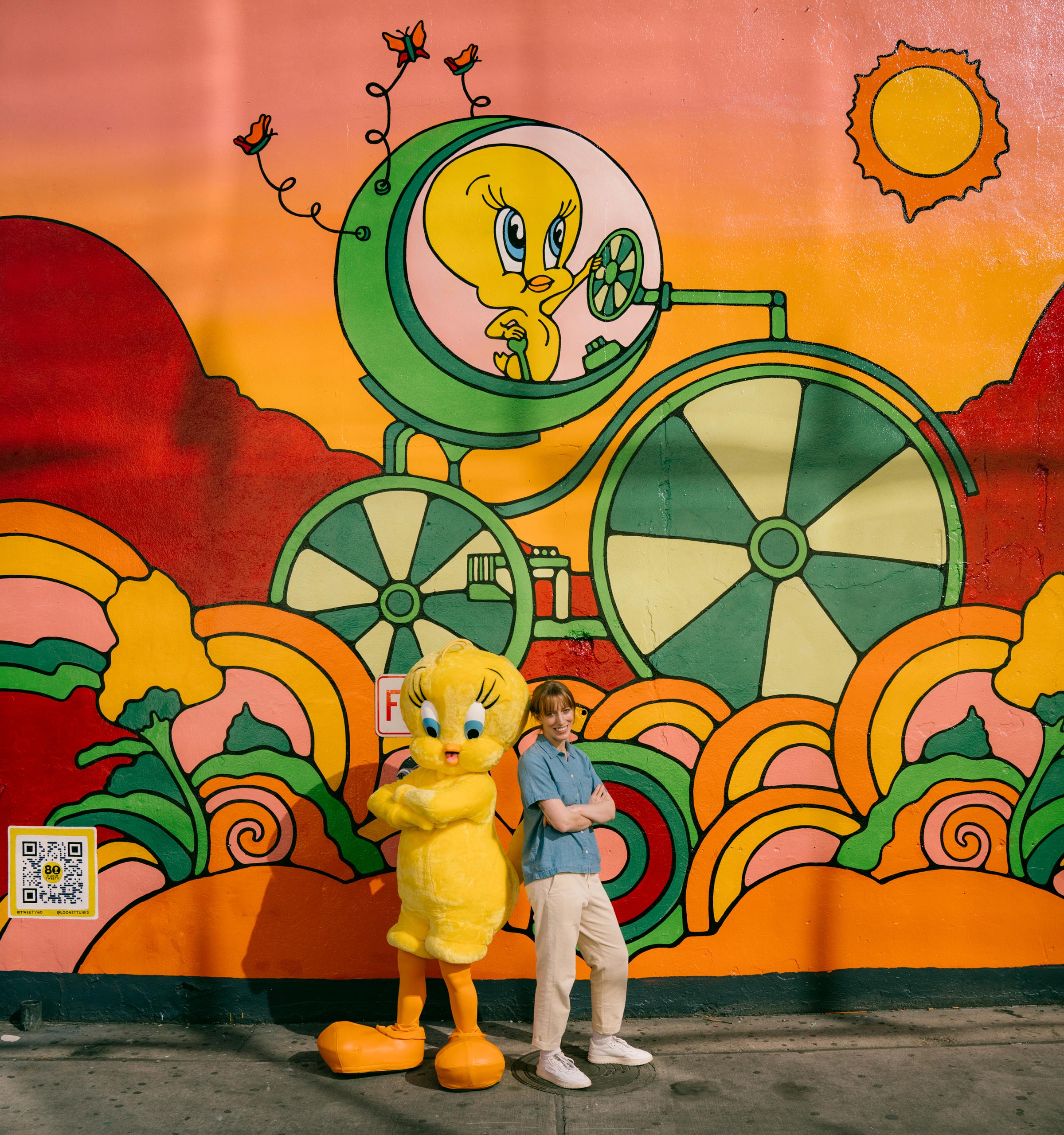 Murales 80 Years of Tweety [credit: Brendan Carroll for WarnerMedia Global Brands and Experiences]