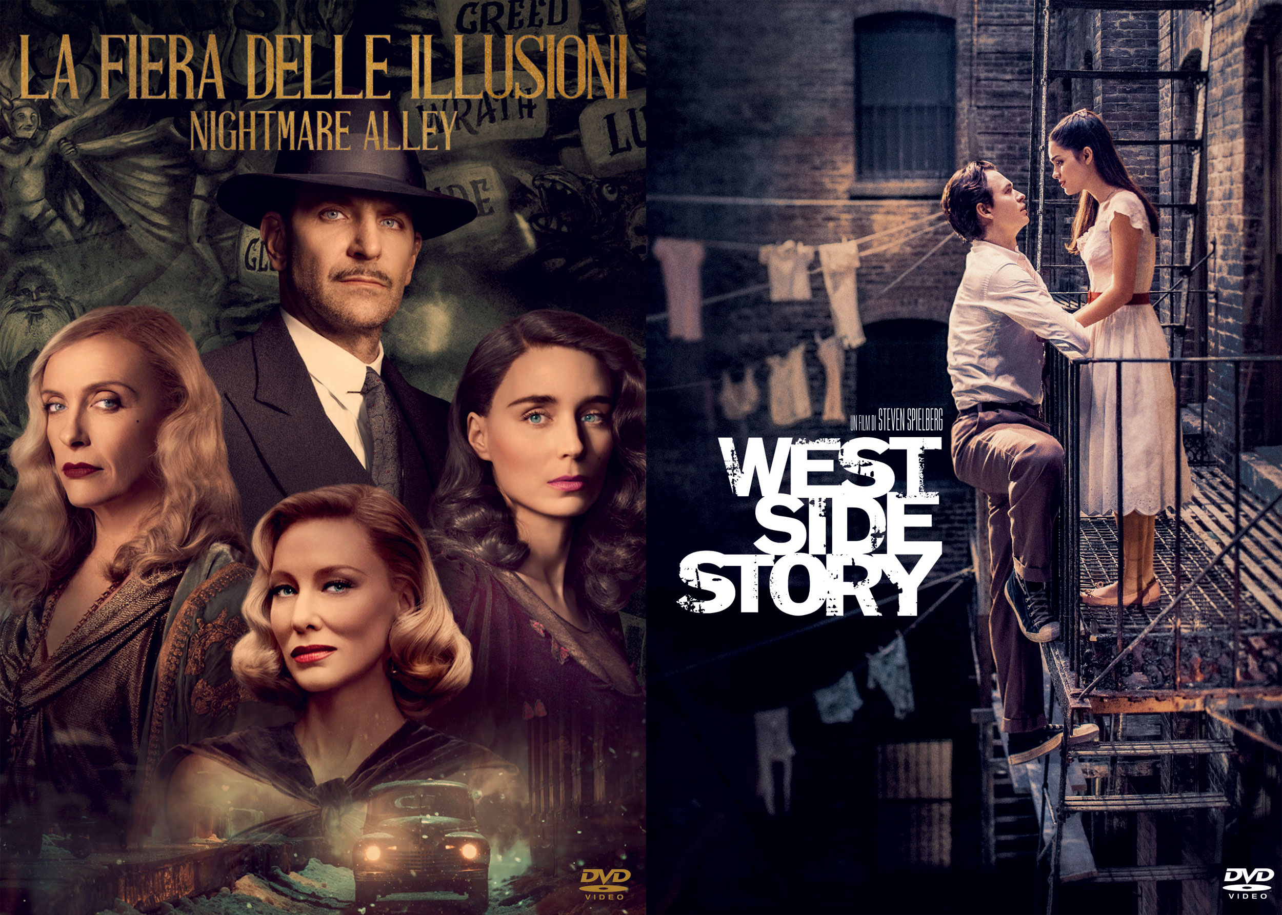West Side Story e La Fiera Delle Illusioni - Nightmare Alley in DVD