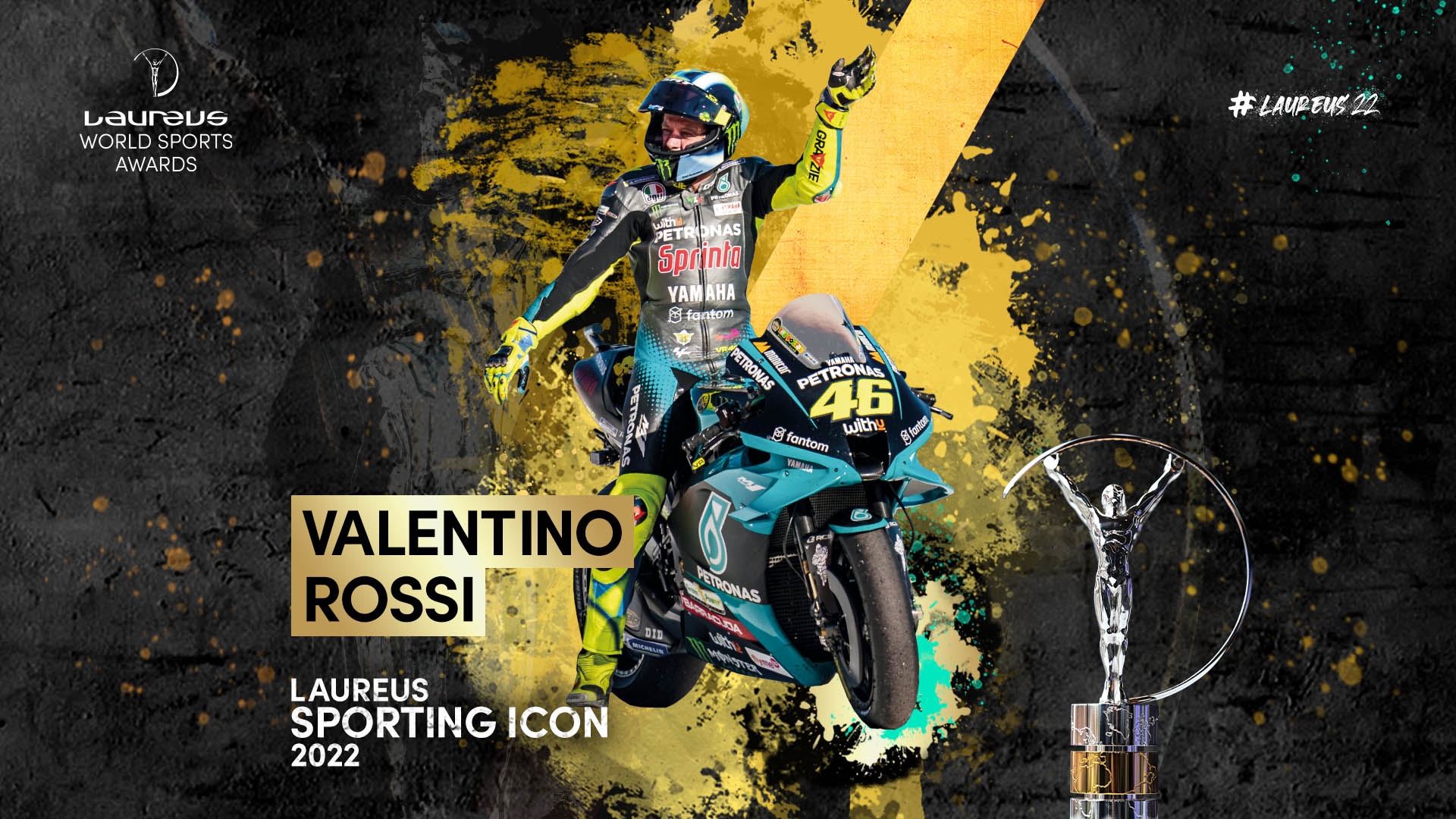 Laureus Sporting Icon Award 2022 - Valentino Rossi 