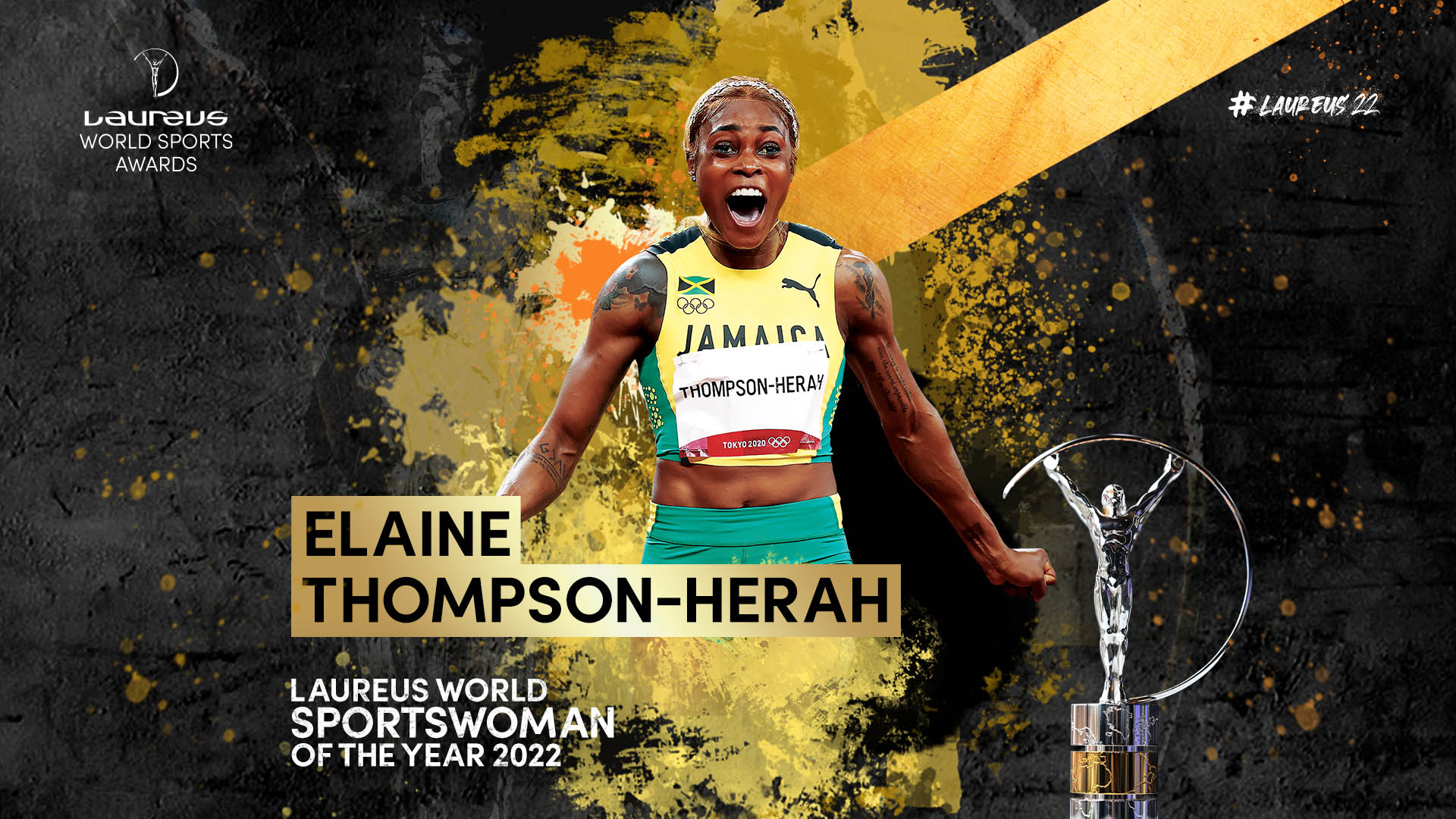 Laureus World Sportswoman of the Year Award 2022 - Elaine Thompson-Herah