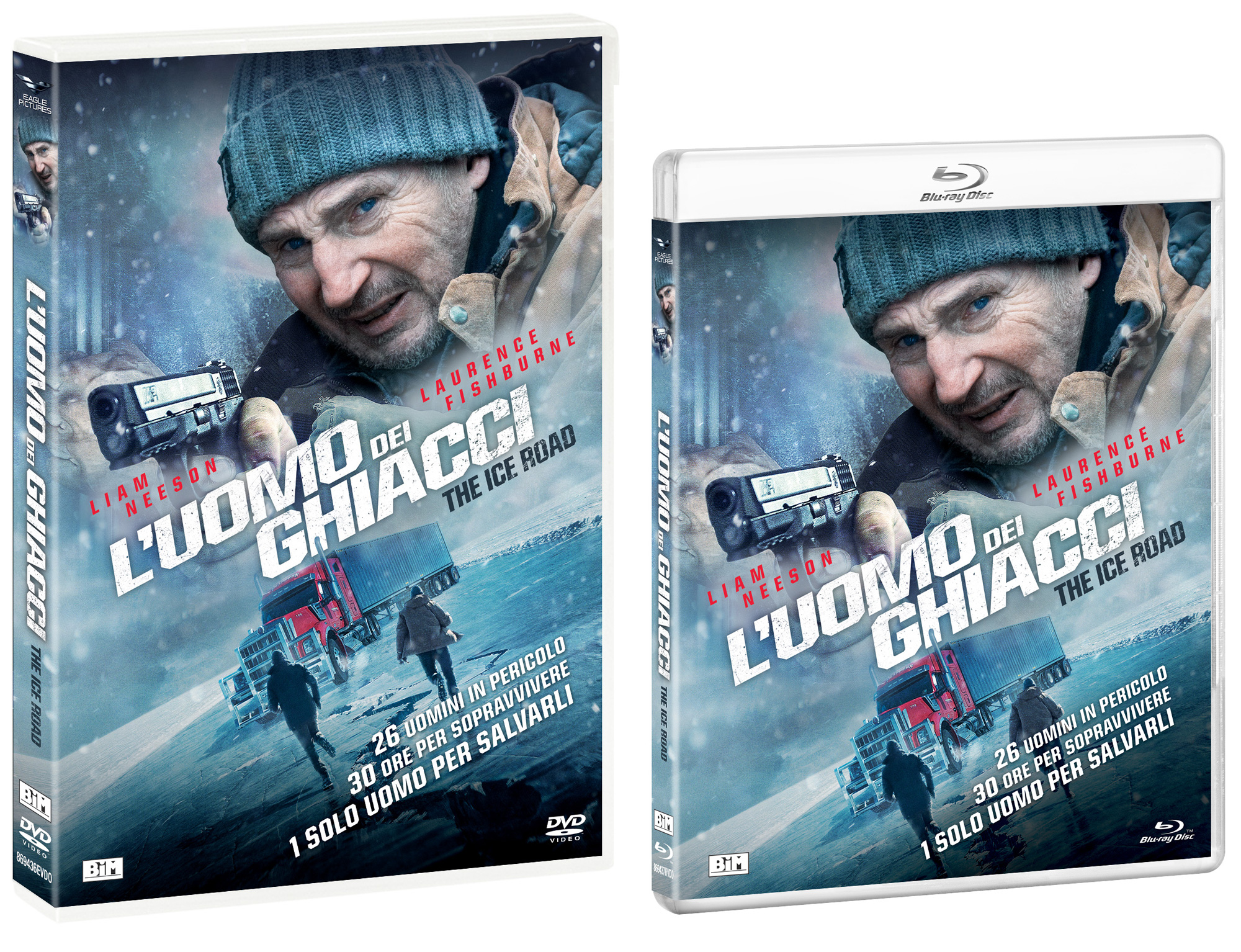 L'UOMO DEI GHIACCI nei formati DVD, Blu-ray