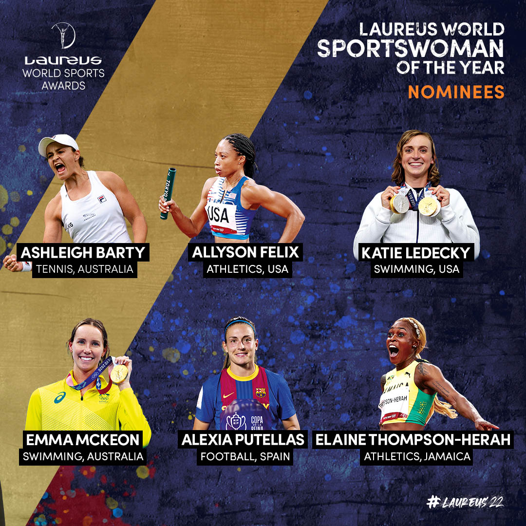 Laureus World Sportswoman of the Year Award 2022 - Nomination