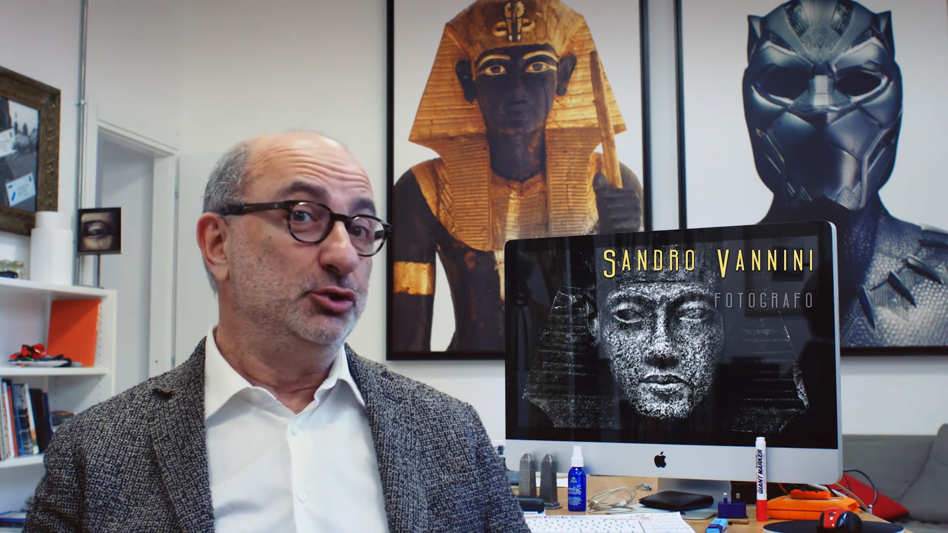 Sandro Vannini, il fotografo di Tutankhamon - Clip dal film Tutankhamon. L'ultima Mostra
