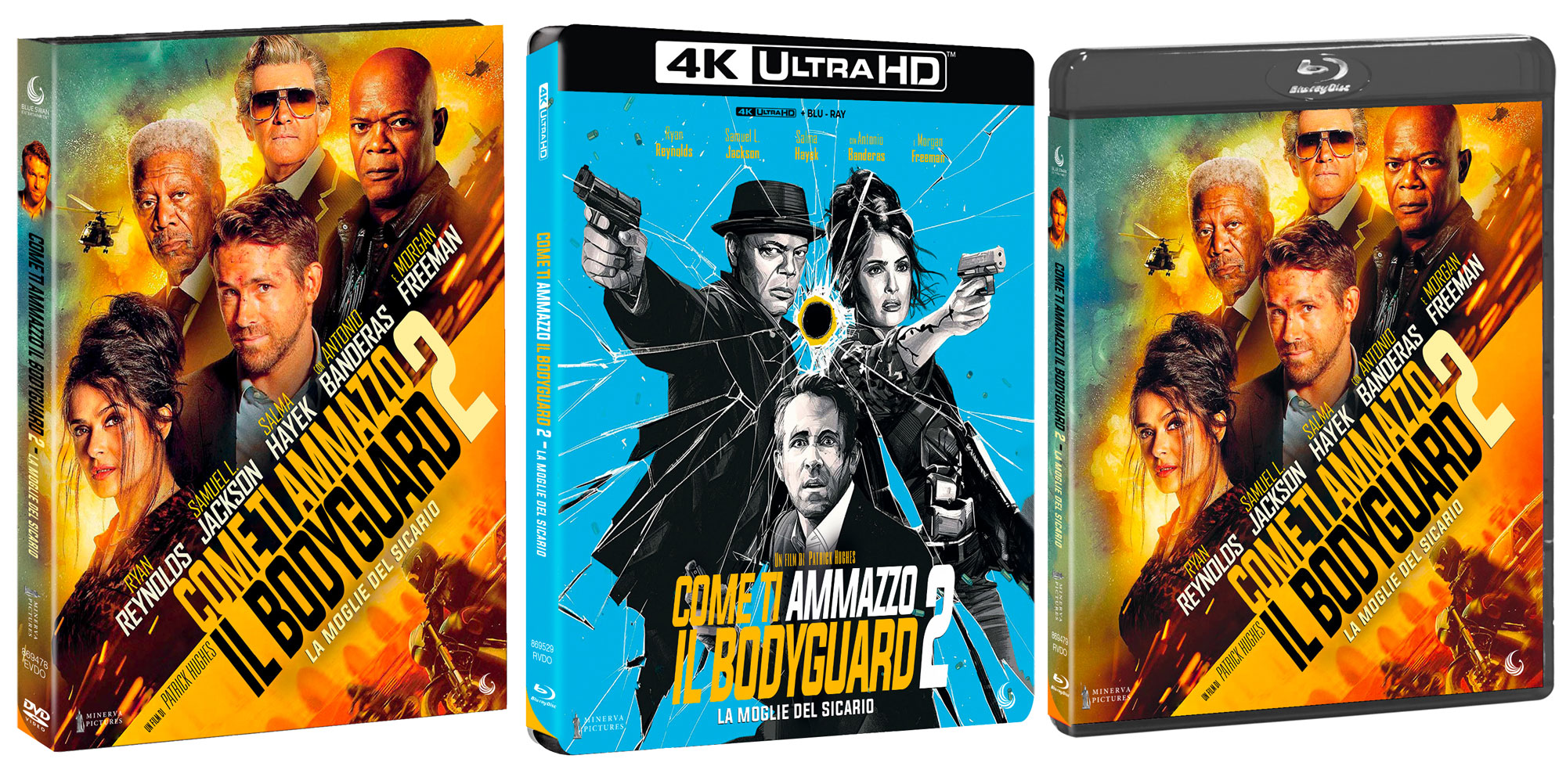 Come ti ammazzo il bodyguard 2: La Moglie del Sicario di Patrick Hughes in DVD, Blu-ray e 4K