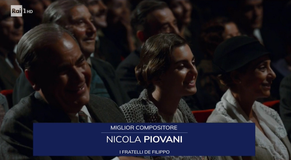 Premio David di Donatello 2022 - Migliore Compositore a Nicola Piovani per I Fratelli De Filippo