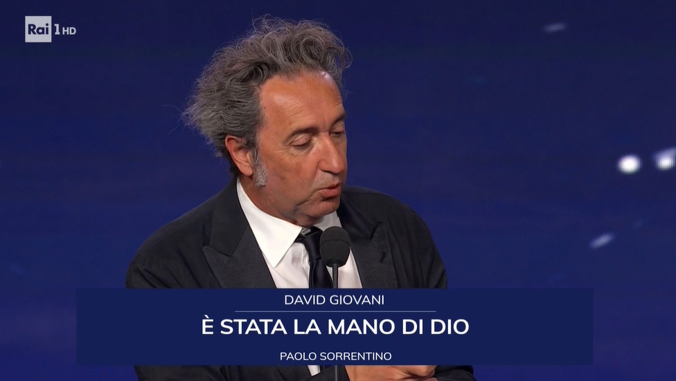 Premio David di Donatello 2022 - David Giovani a È stata la mano di Dio di Paolo Sorrentino