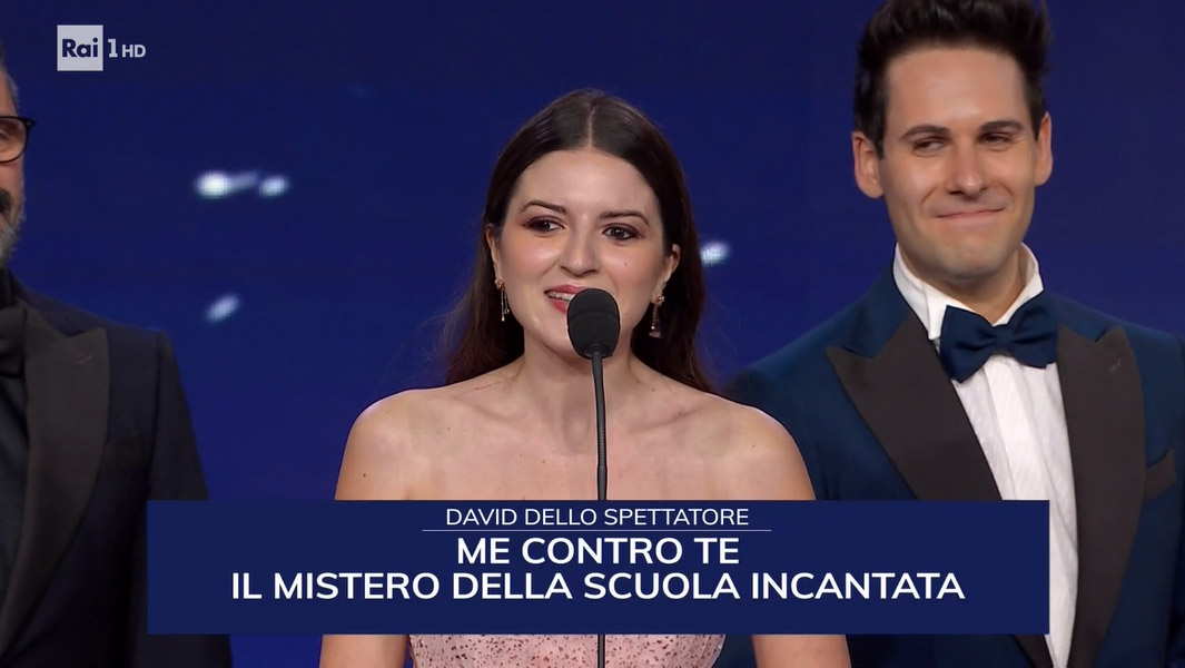 Premio David di Donatello 2022 - David dello Spettatore a Me contro Te per Me contro Te - Il film: Il mistero della scuola incantata