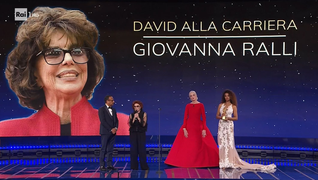 Premio David di Donatello 2022 - Premio alla Carriera a Giovanna Ralli