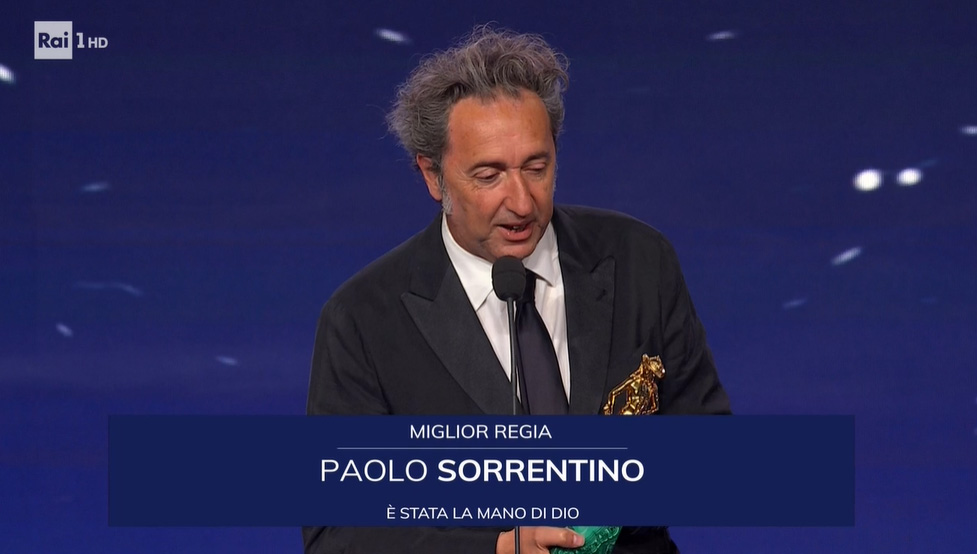 Premio David di Donatello 2022 - Migliore Regia a Paolo Sorrentino per È stata la mano di Dio