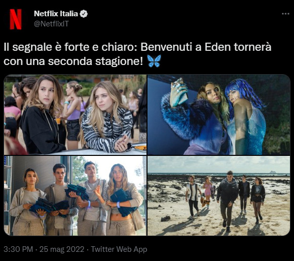 Netflix annuncia il rinnovo della serie 'Benvenuti a Eden' per una 2a stagione
