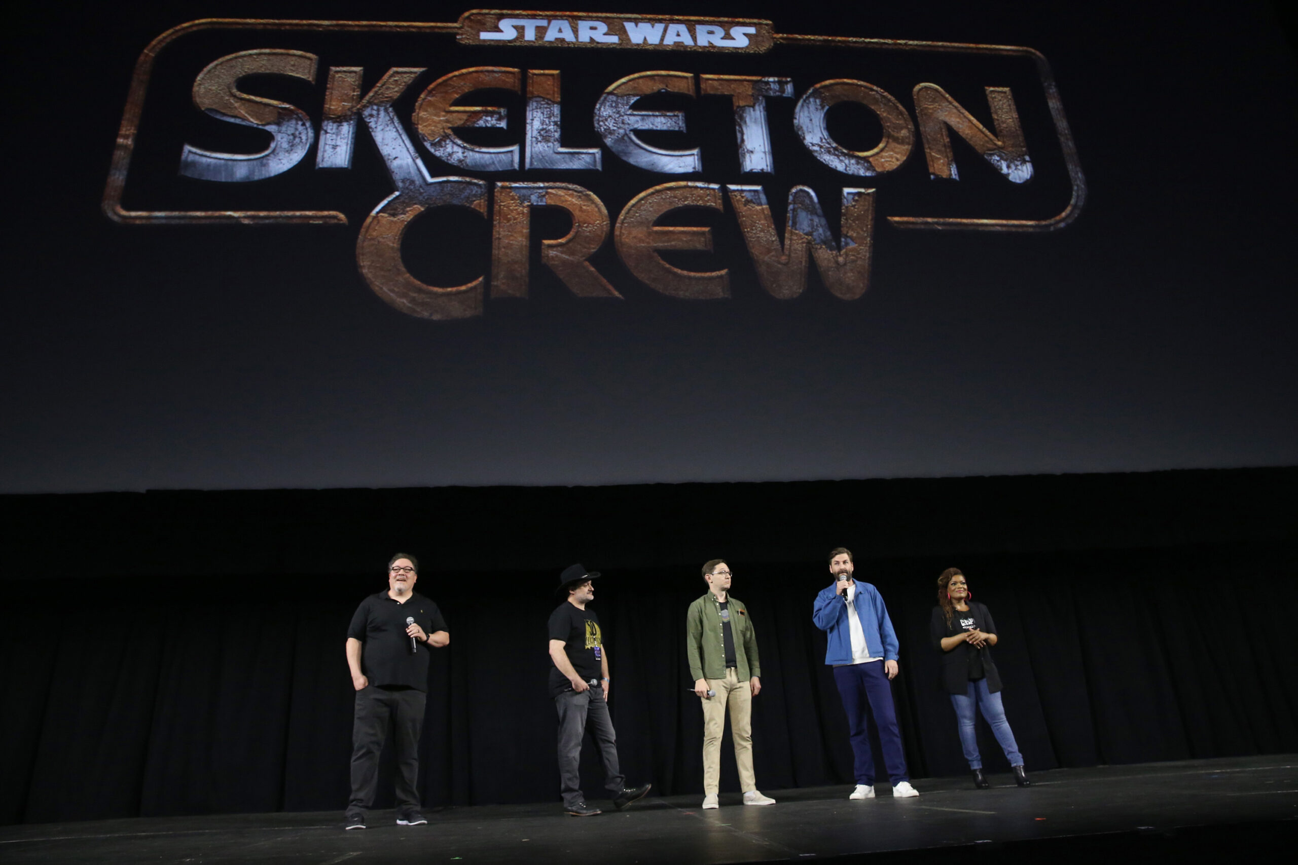 Presentazione di Star Wars: Skeleton Crew al Star Wars Celebration Event 2022 [credit: Jesse Grant; Copyright 2022 Getty Images; courtesy of Disney Italia]