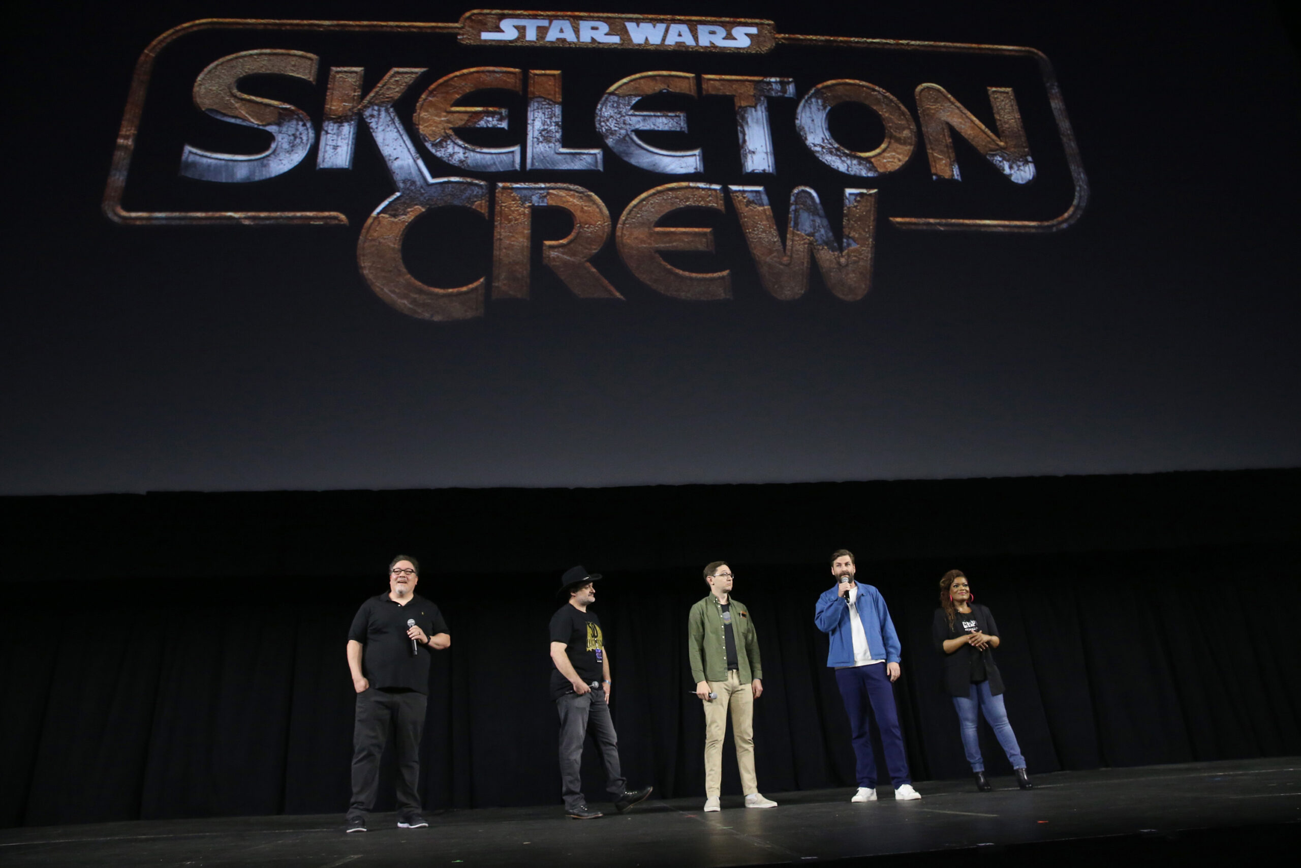Presentazione di Star Wars: Skeleton Crew al Star Wars Celebration Event 2022 [credit: Jesse Grant; Copyright 2022 Getty Images; courtesy of Disney Italia]