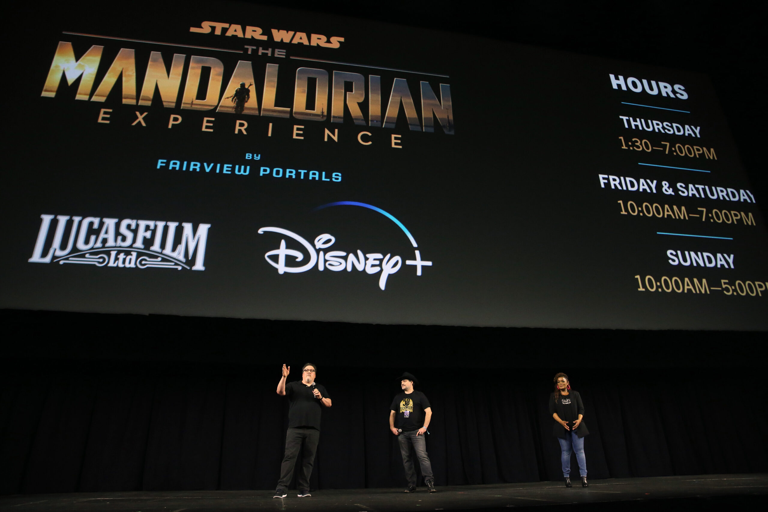 Presentazione di The Mandalorian Experience al Star Wars Celebration Event 2022 [credit: Jesse Grant; Copyright 2022 Getty Images; courtesy of Disney Italia]