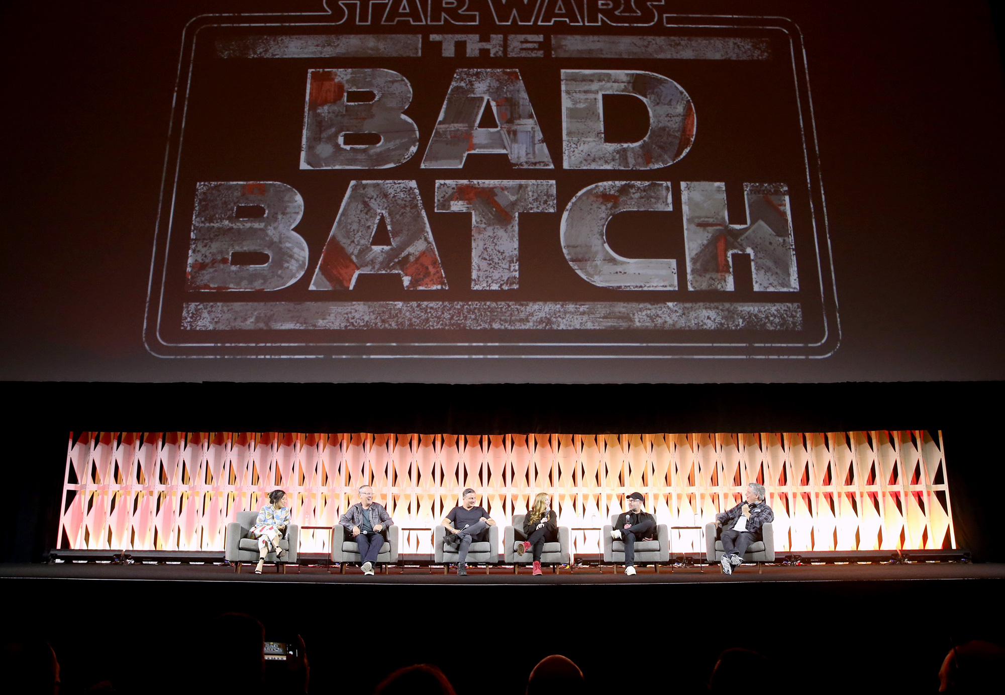 Star Wars: The Bad Batch (stagione 2) al Star Wars Celebration Event 2022 [credit: Jesse Grant; Copyright 2022 Getty Images; courtesy of Disney Italia]