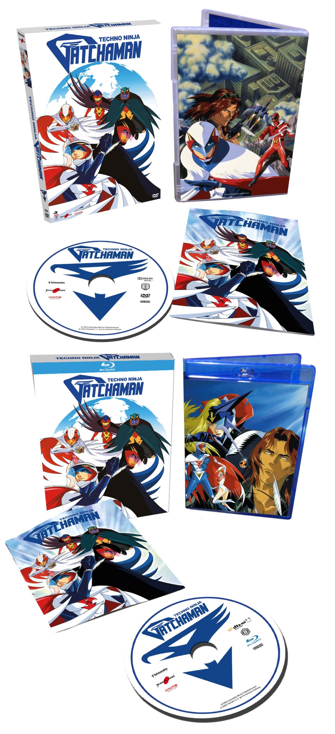 Techno Ninja Gatchaman in DVD e Blu-ray