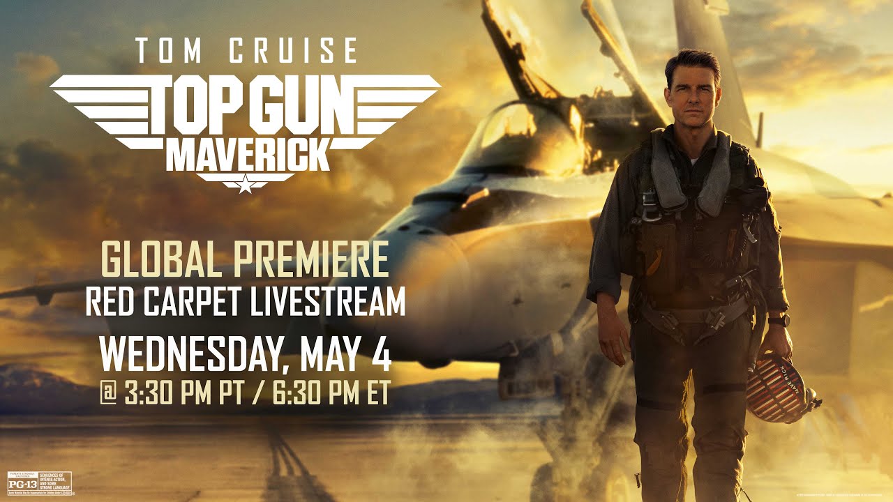 Top Gun: Maverick, l'evento della premiere mondiale live su YouTube