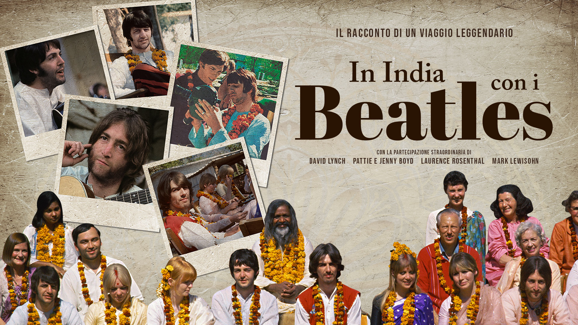 Poster In India con i Beatles