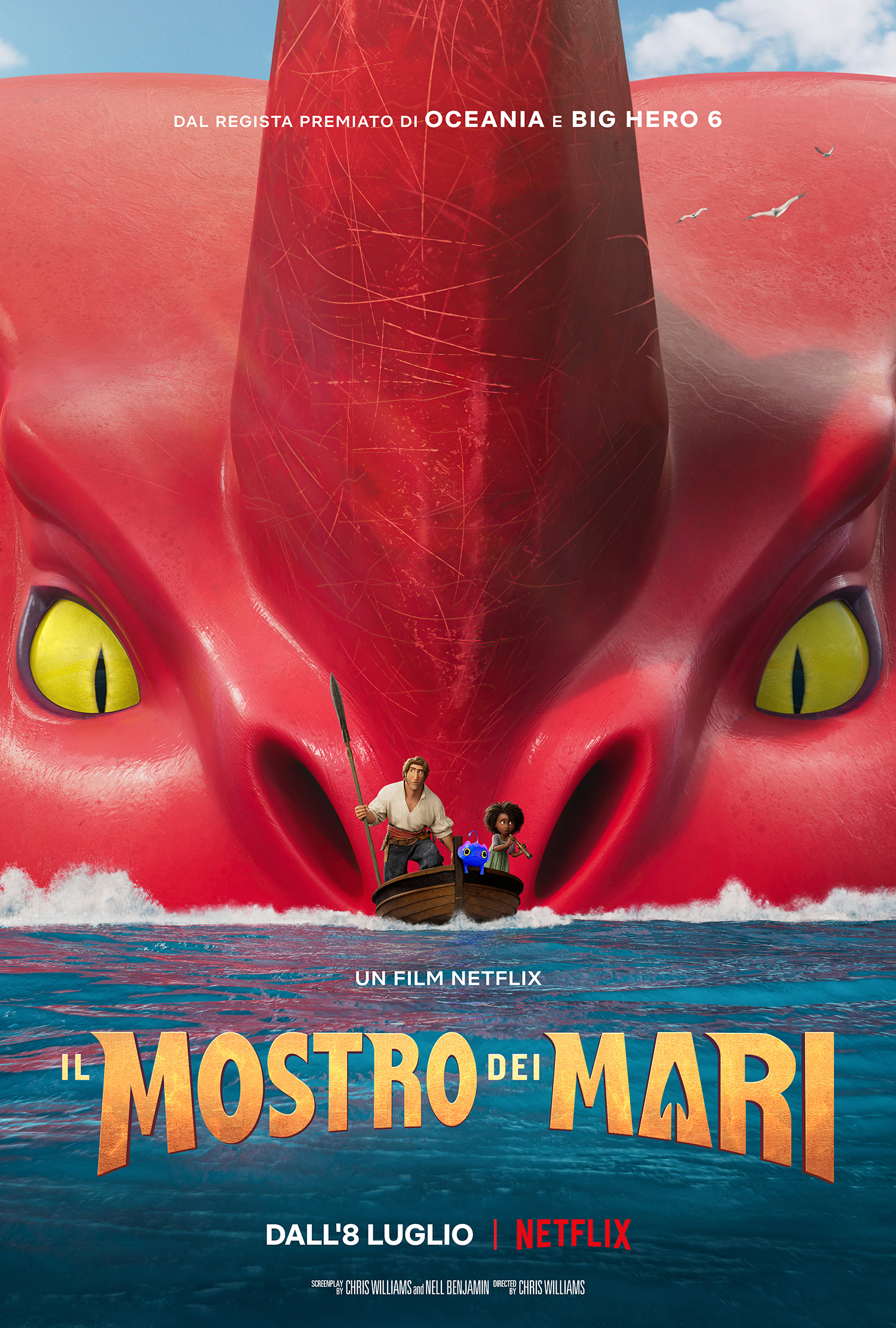 Il mostro dei mari - Poster italiano