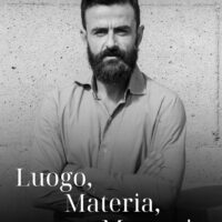 Poster Luogo, Materia, Memoria – Alfredo Vanotti