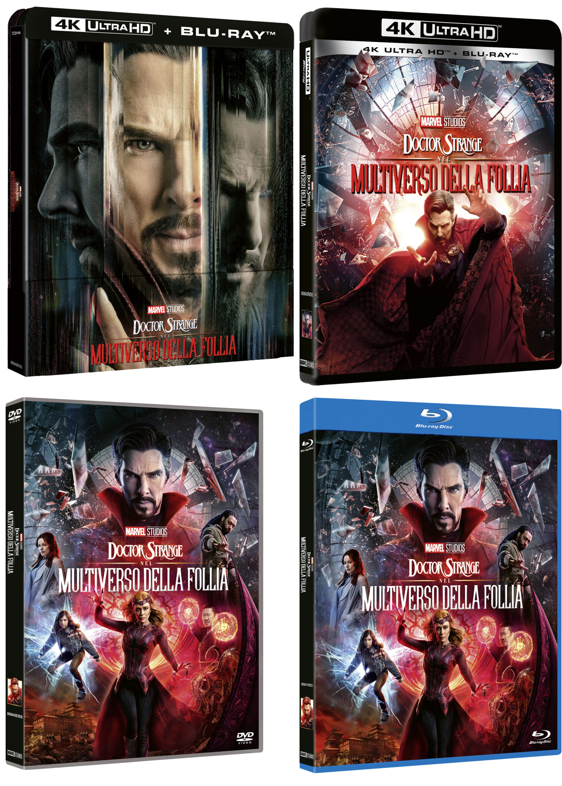 Doctor Strange nel Multiverso della Follia in 4K Ultra HD, Blu-ray e DVD