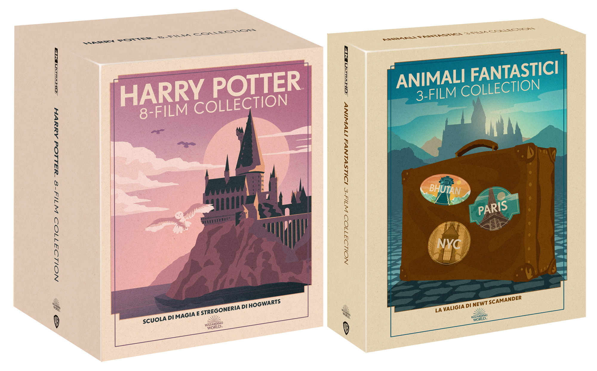 Cofanetti Harry Potter e Animali Fantastici Travel Art Collection