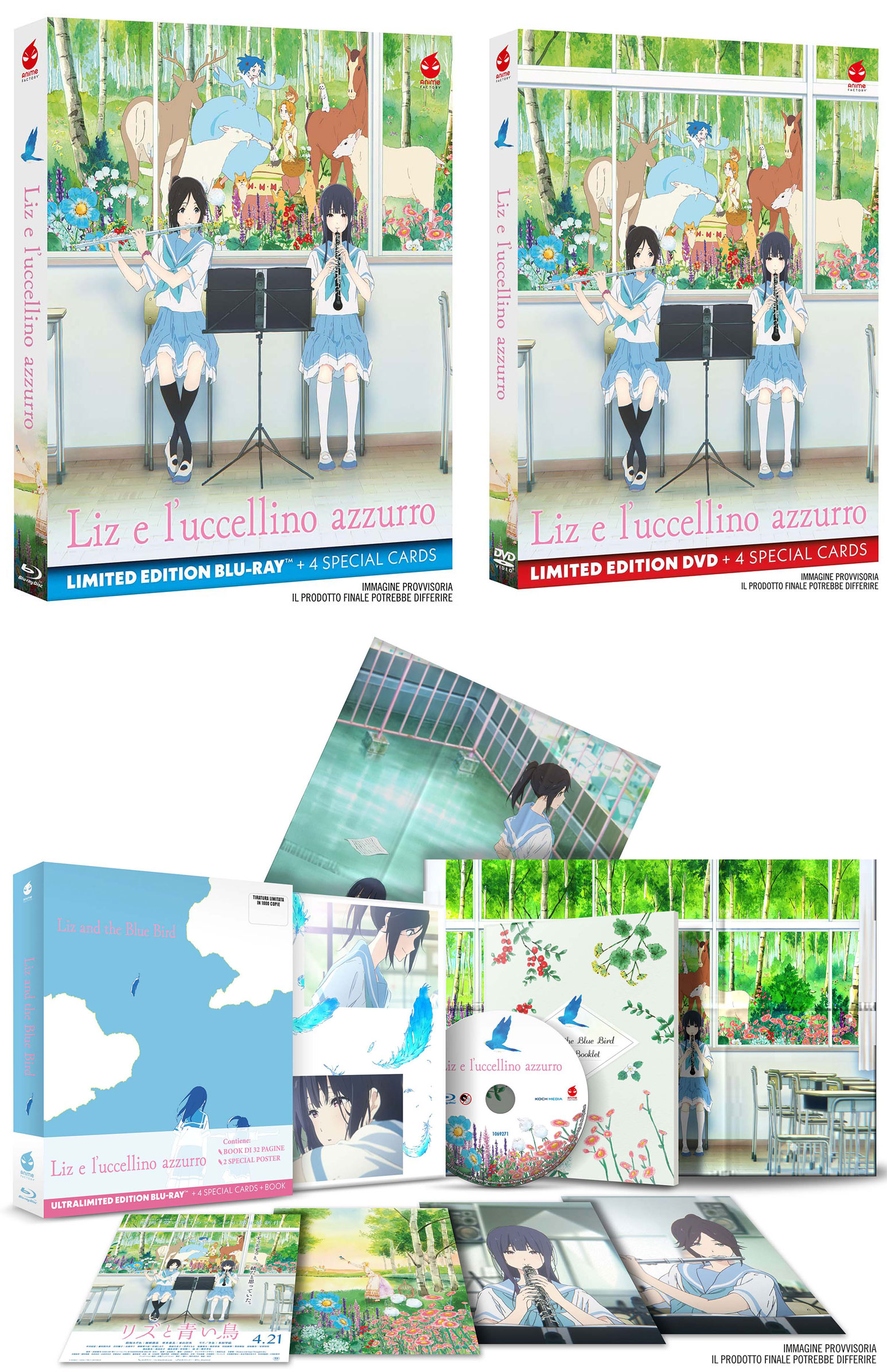 Liz e l'uccellino azzurro  in DVD e Blu-ray