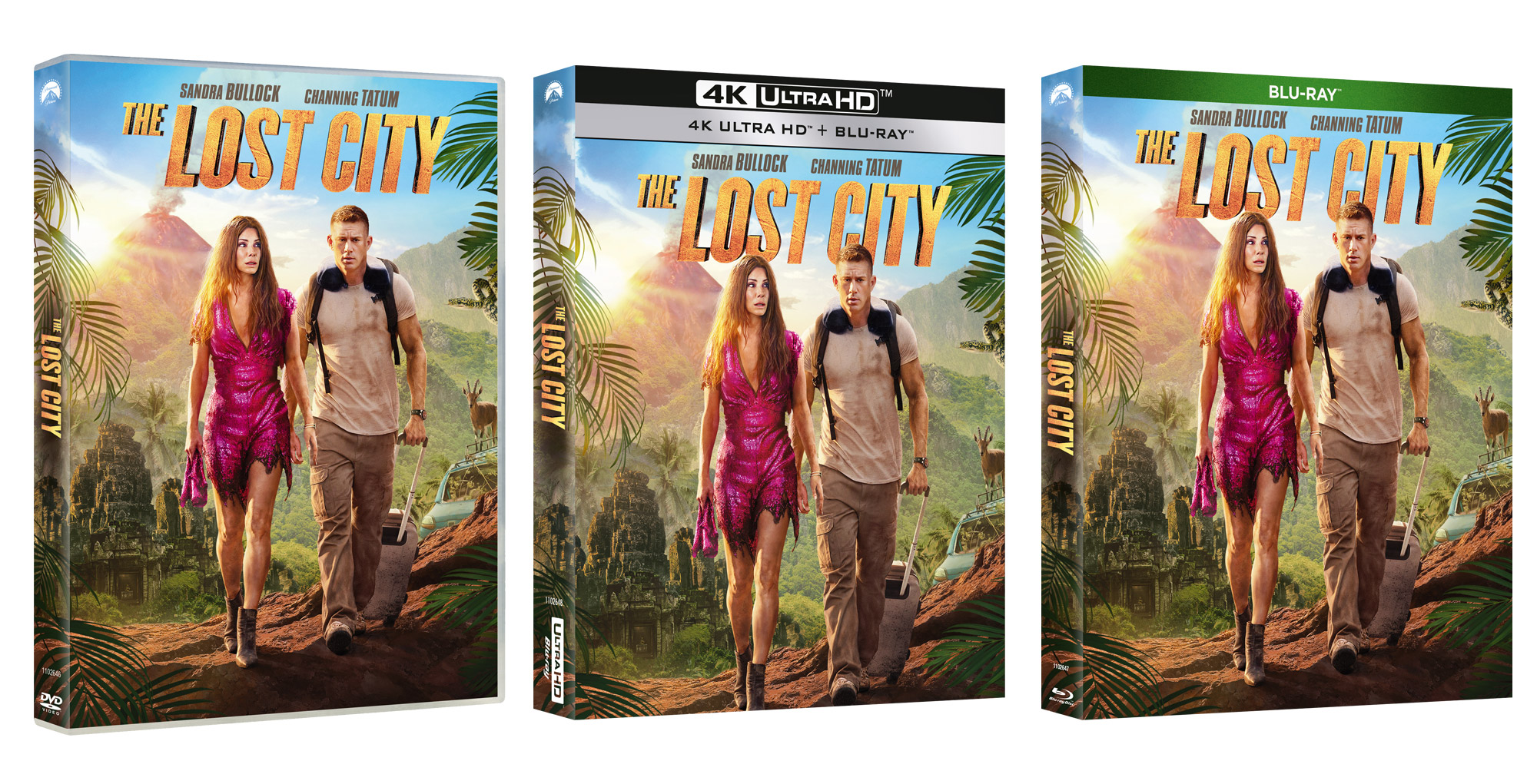 The Lost City in DVD, Blu-ray e 4K UHD e Blu-ray