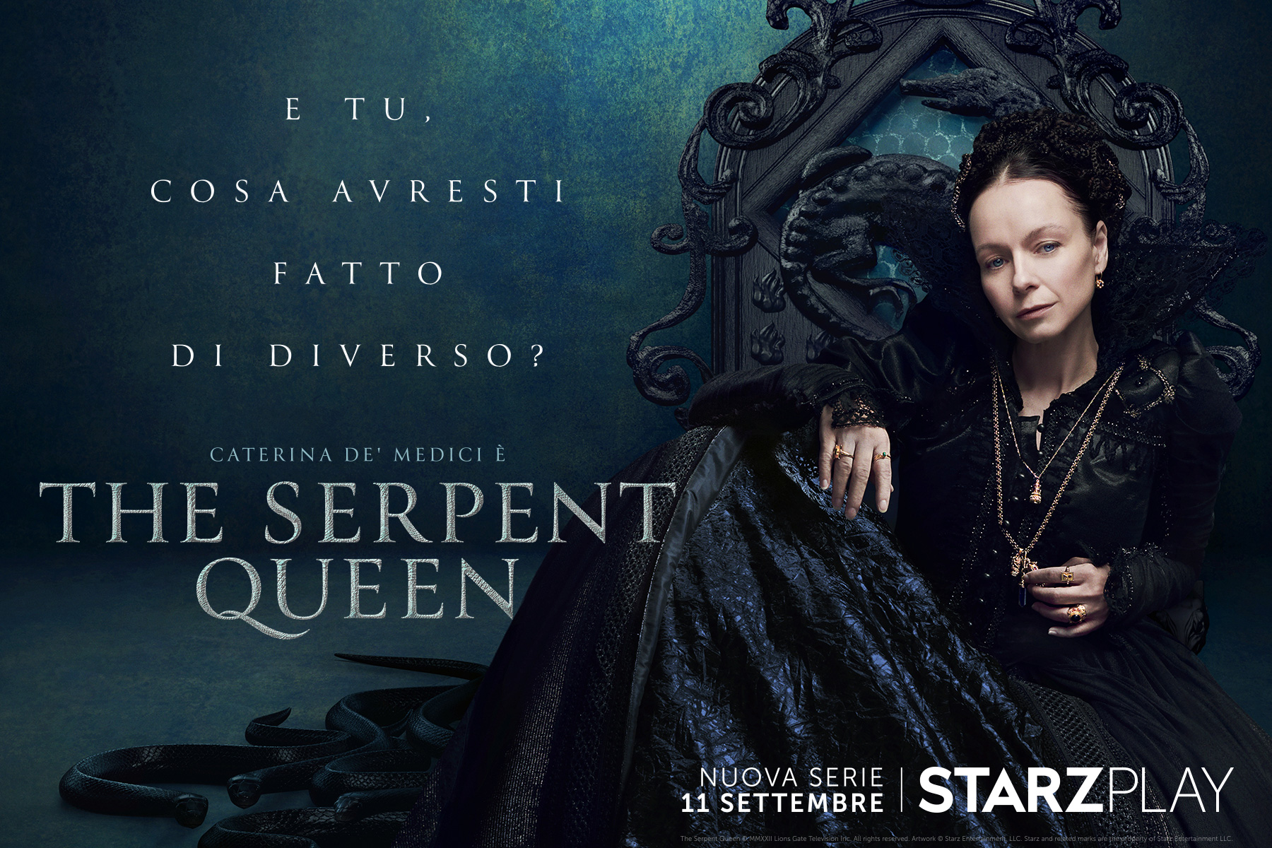 The Serpent Queen - Poster orizzontale [credit: STARZ; courtesy of STARZPLAY]