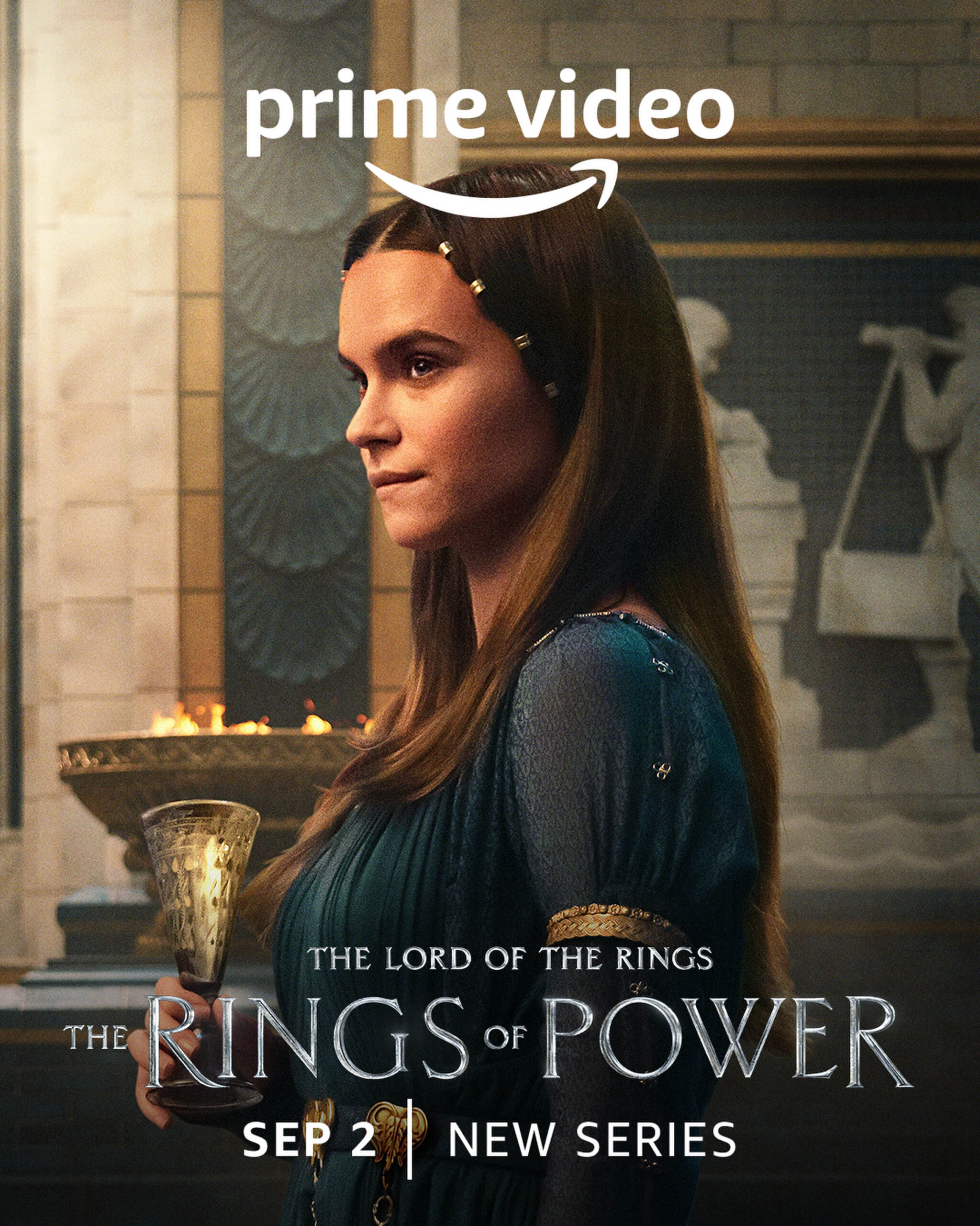 Ema Horvath come Eärien - Il signore degli anelli Gli anelli del Potere - Character Poster (SDCC 2022) [credit: Crediti: Copyright Amazon Studios; courtesy of Prime Video]