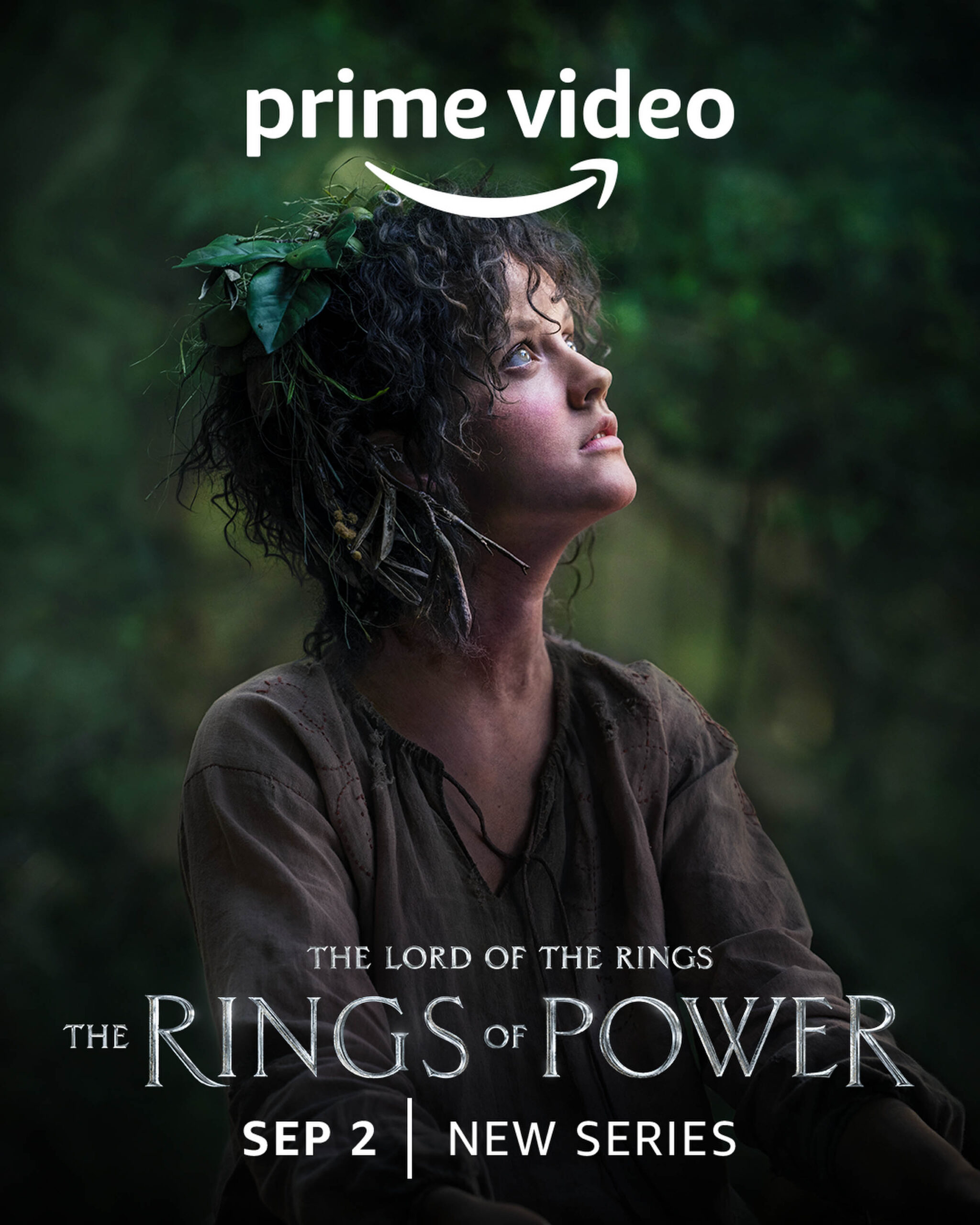 Markella Kavenagh come Elanor 'Nori' Brandyfoot - Il signore degli anelli Gli anelli del Potere - Character Poster (SDCC 2022) [credit: Crediti: Copyright Amazon Studios; courtesy of Prime Video]