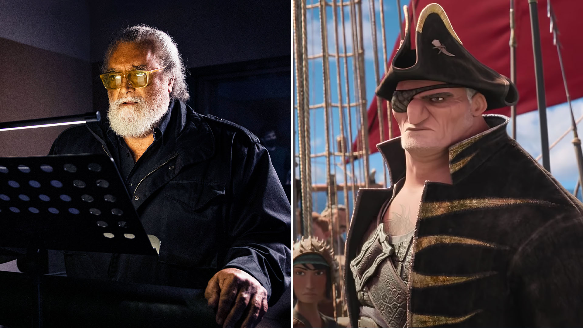 Diego Abatantuono presta la sua voce a Capitano Crow in 'The Sea Beast' [credit: courtesy of Netflix]