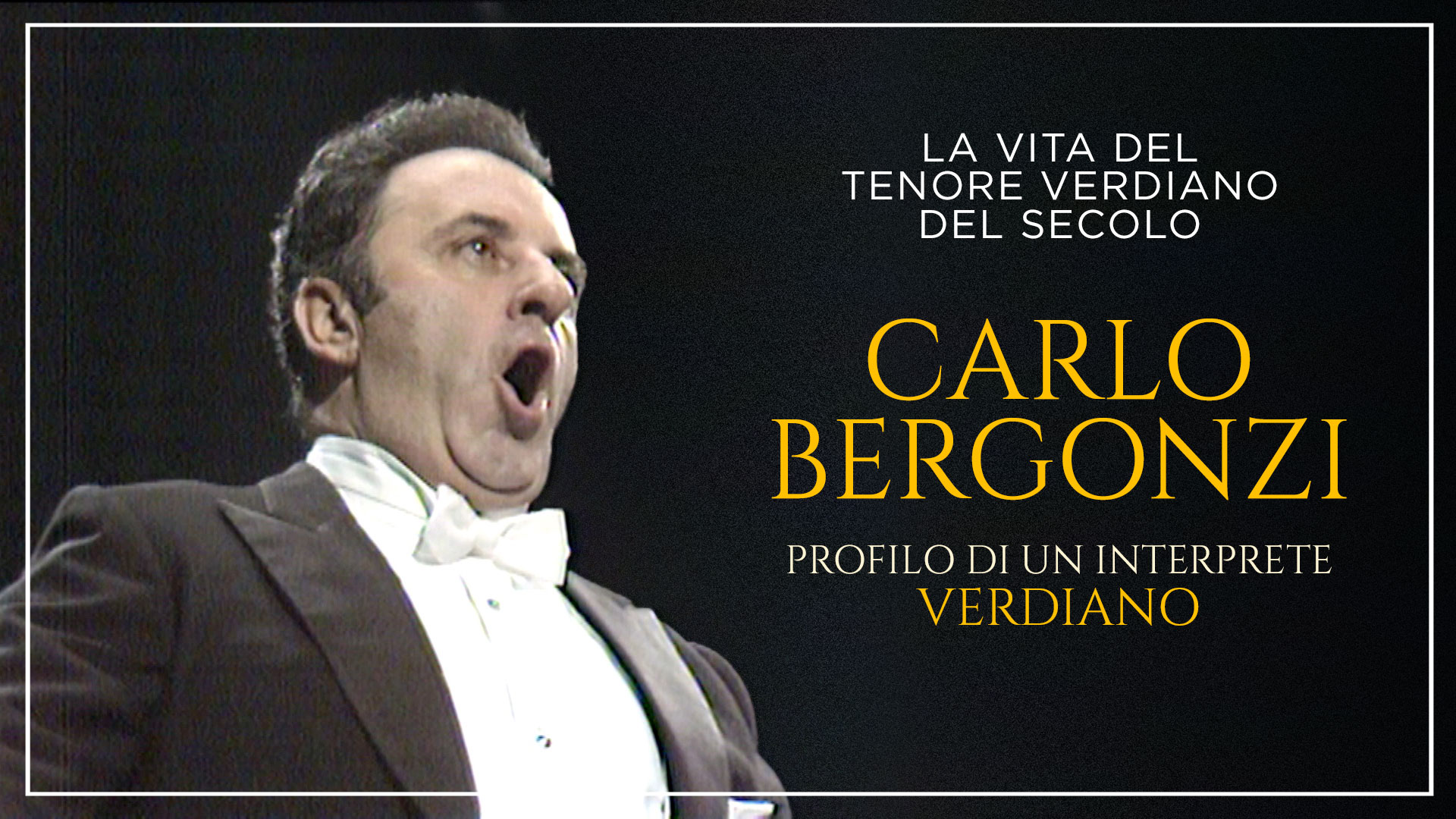 Poster Carlo Bergonzi - Profilo di un interprete Verdiano