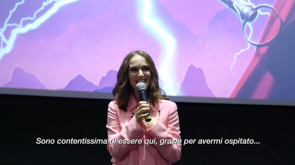 Natalie Portman a Roma per Thor: Love and Thunder