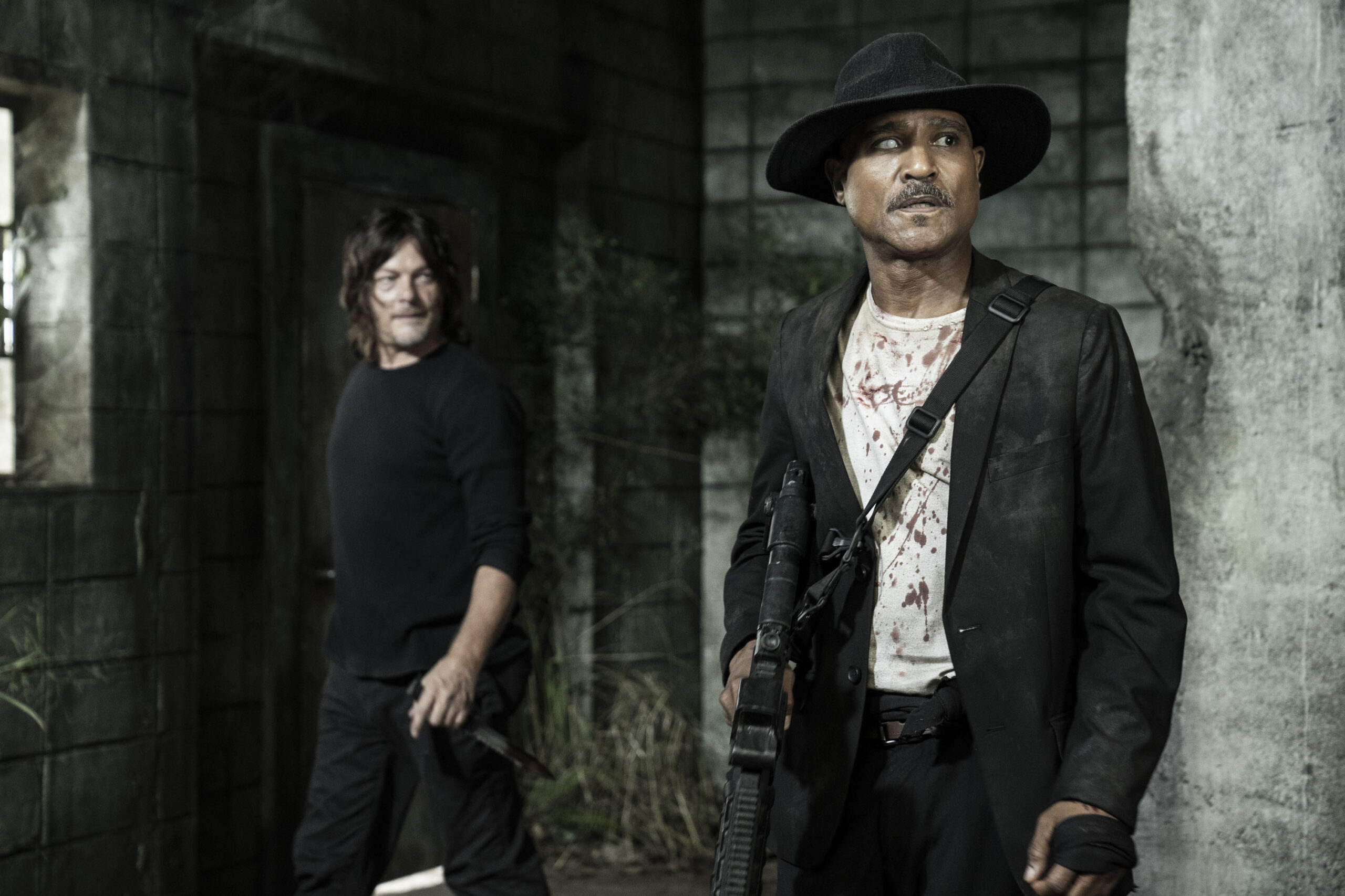The Walking Dead 11x17 [credit: Jace Downs/AMC; Copyright 2022 AMC Film Holdings LLC. All Rights Reserved; courtesy of Disney Italia]