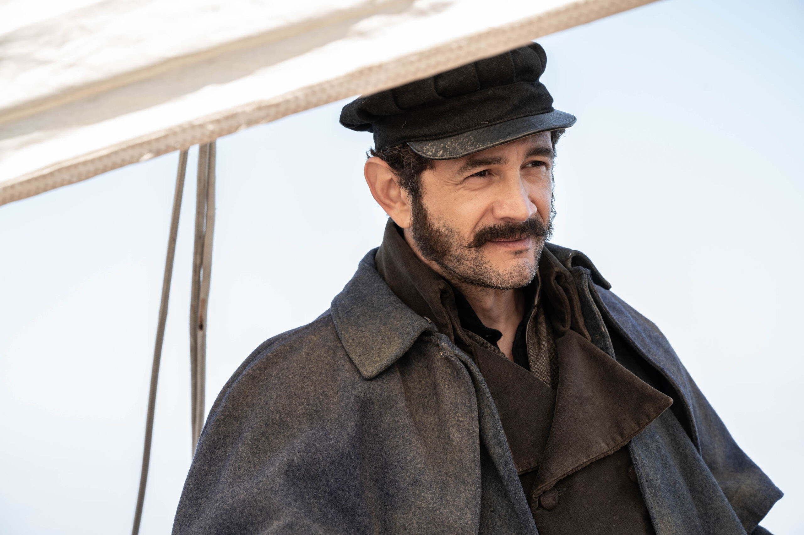 Vinicio Marchioni (Paolo Florio) in I Leoni di Sicilia [credit: Maria Marin; courtesy of Disney]