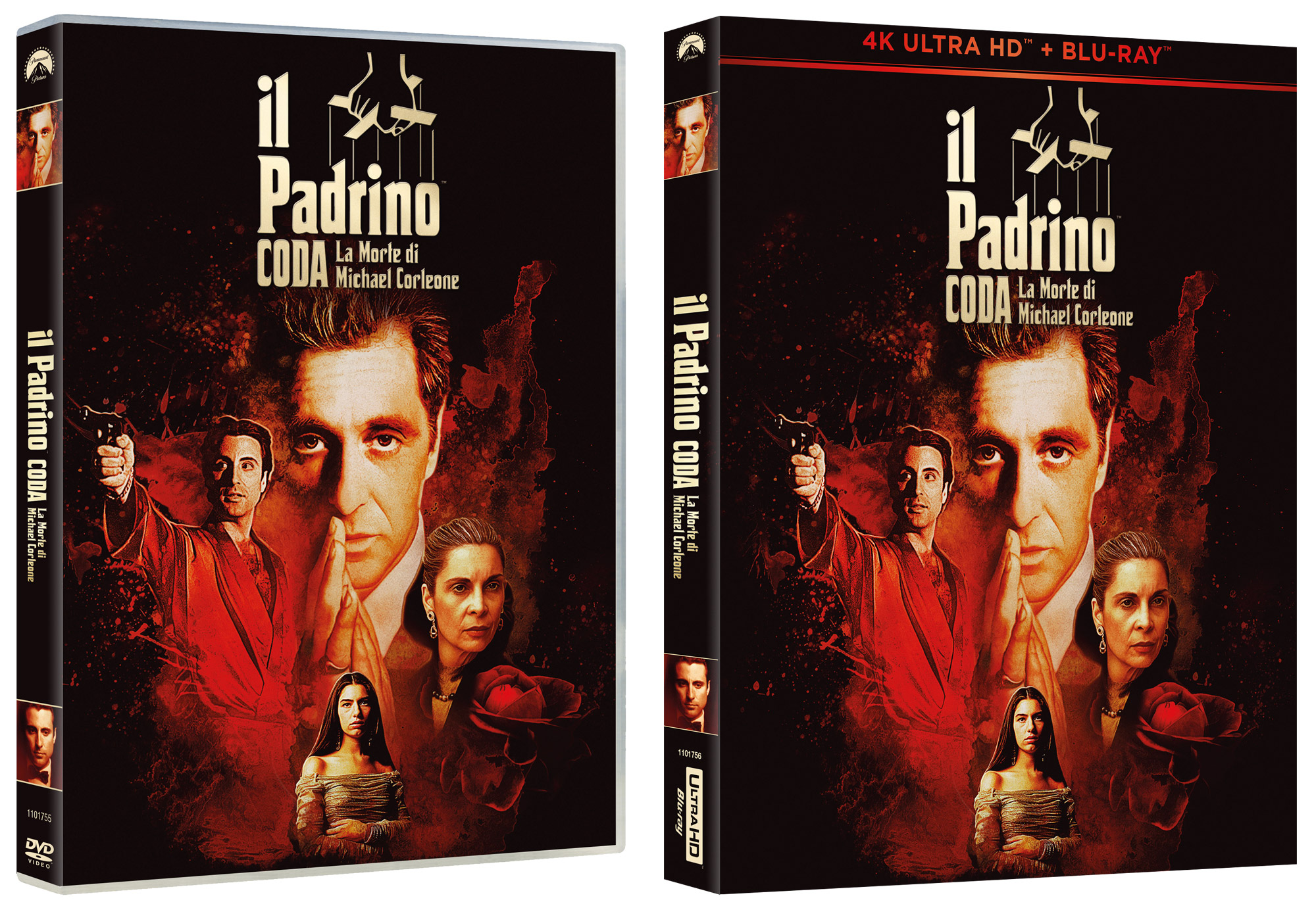 Il Padrino Coda: La morte di Michael Corleone in 4K UHD e Blu-ray e DVD