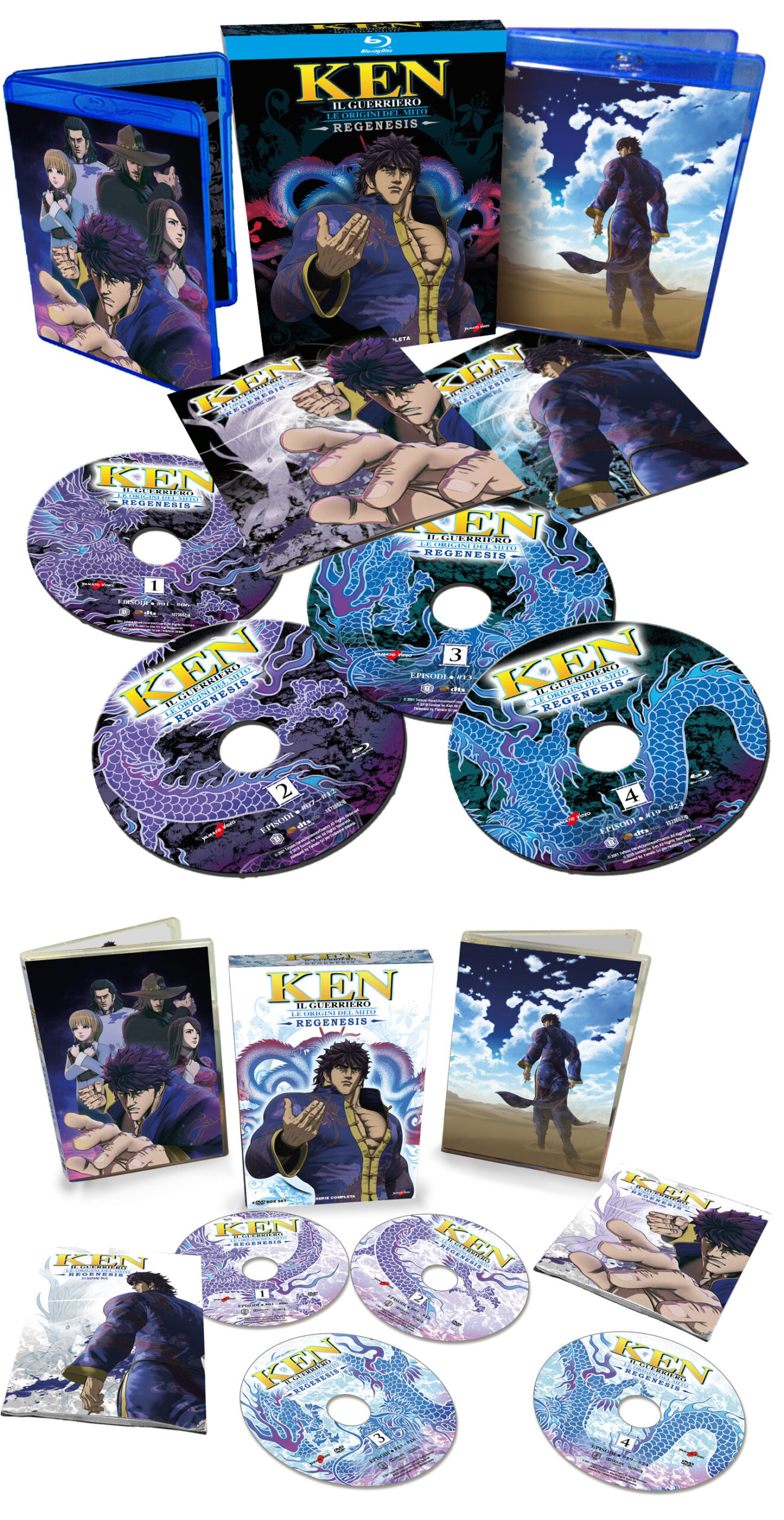 Ken Il Guerriero - Le Origini Del Mito: Regenesis | Cofanetti DVD e BD