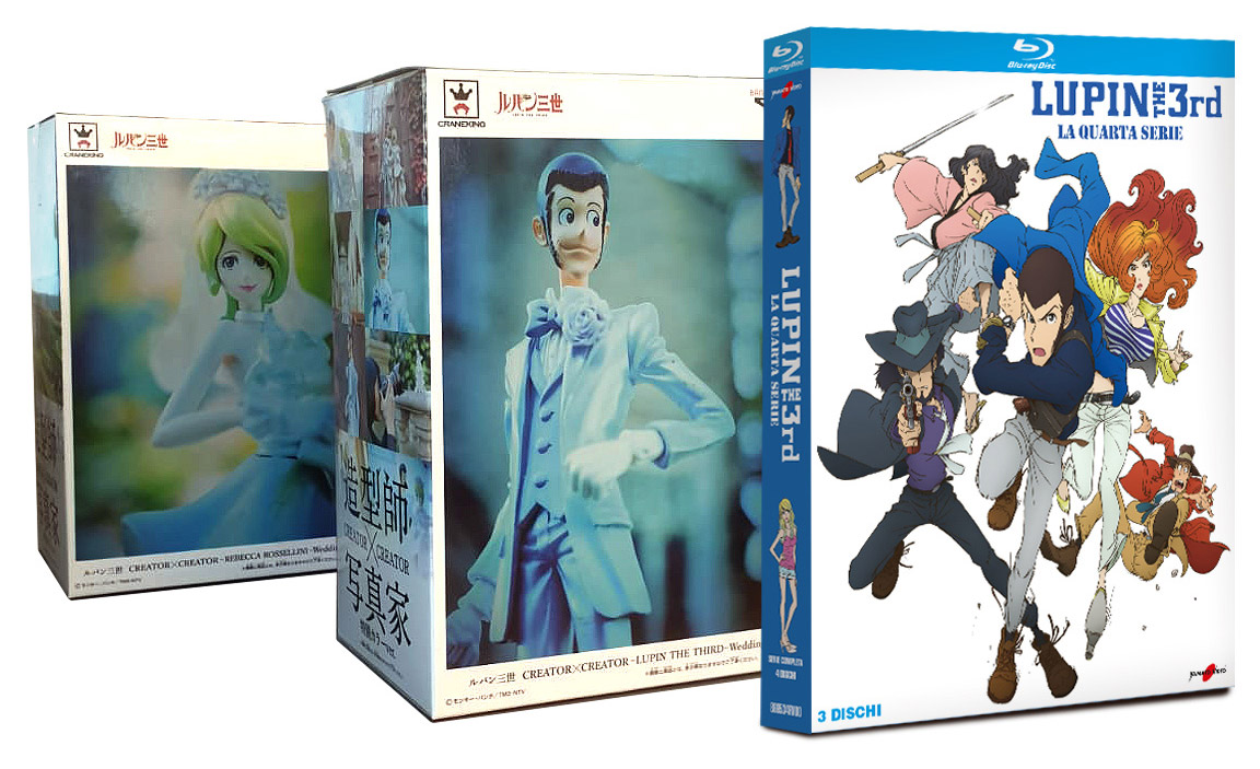 LUPIN III - La quarta serie | Pack BD e Scatole Action Figures